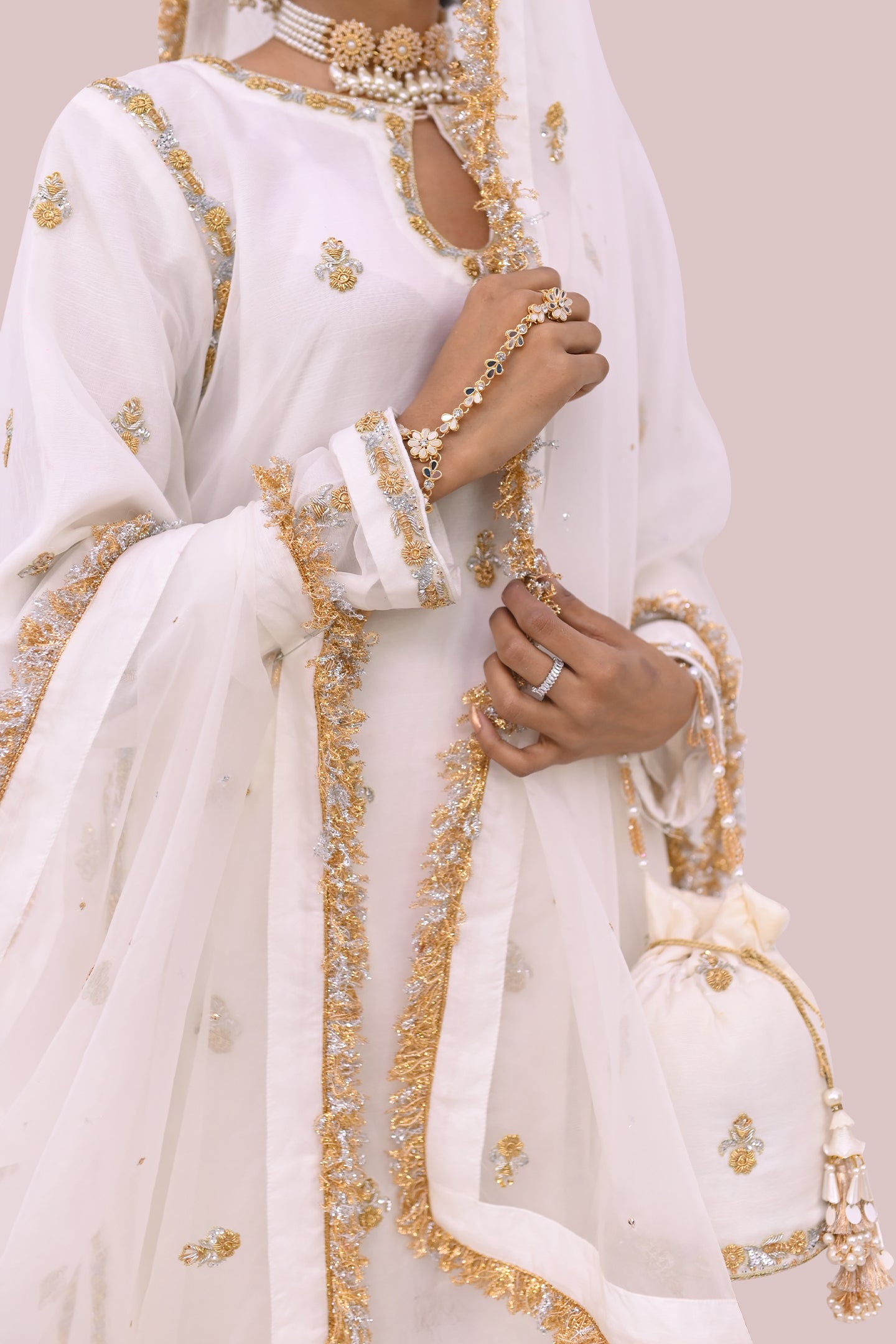 LUXURY women 3 piece shirt dupatta & garara