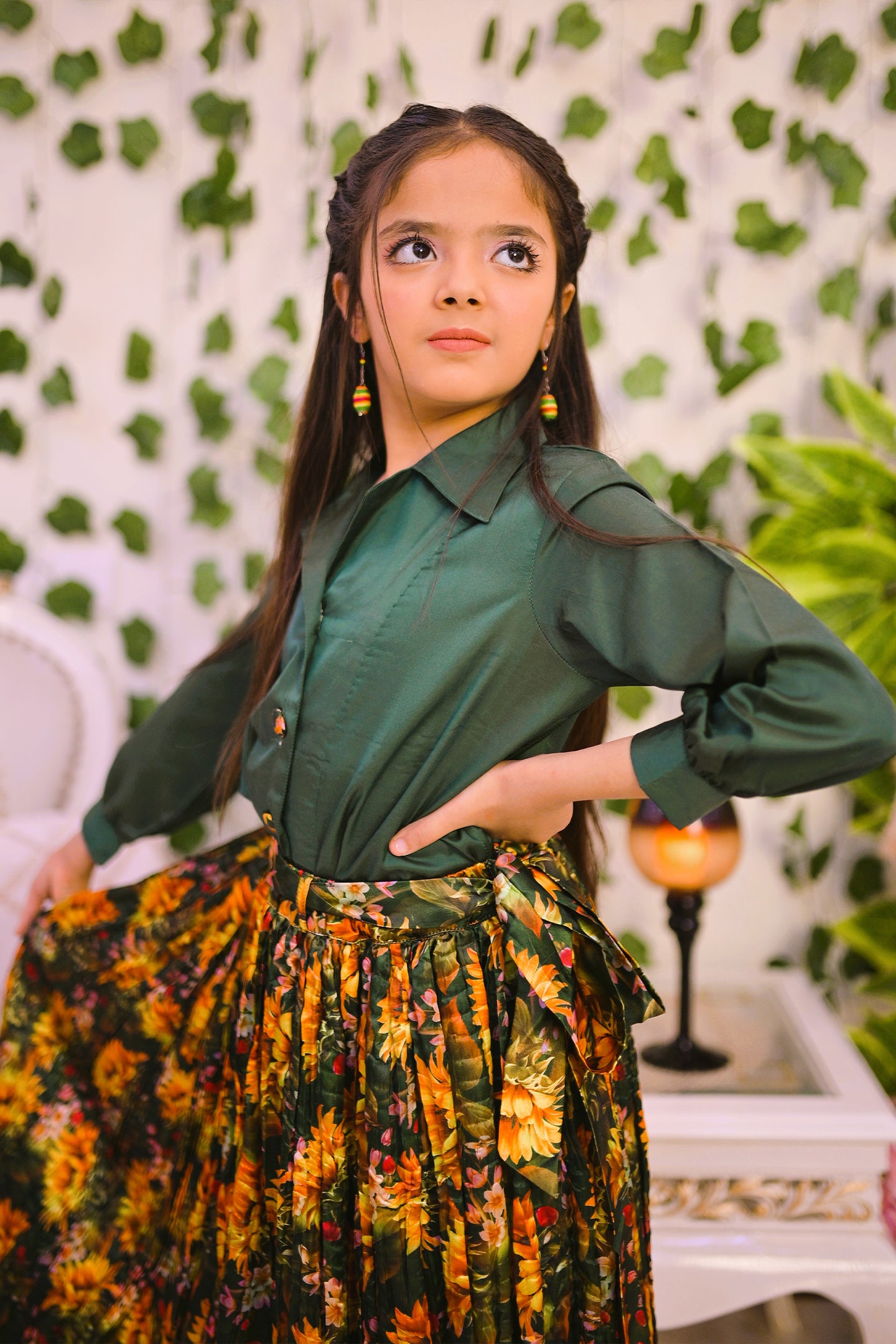 formal shirt & skirt