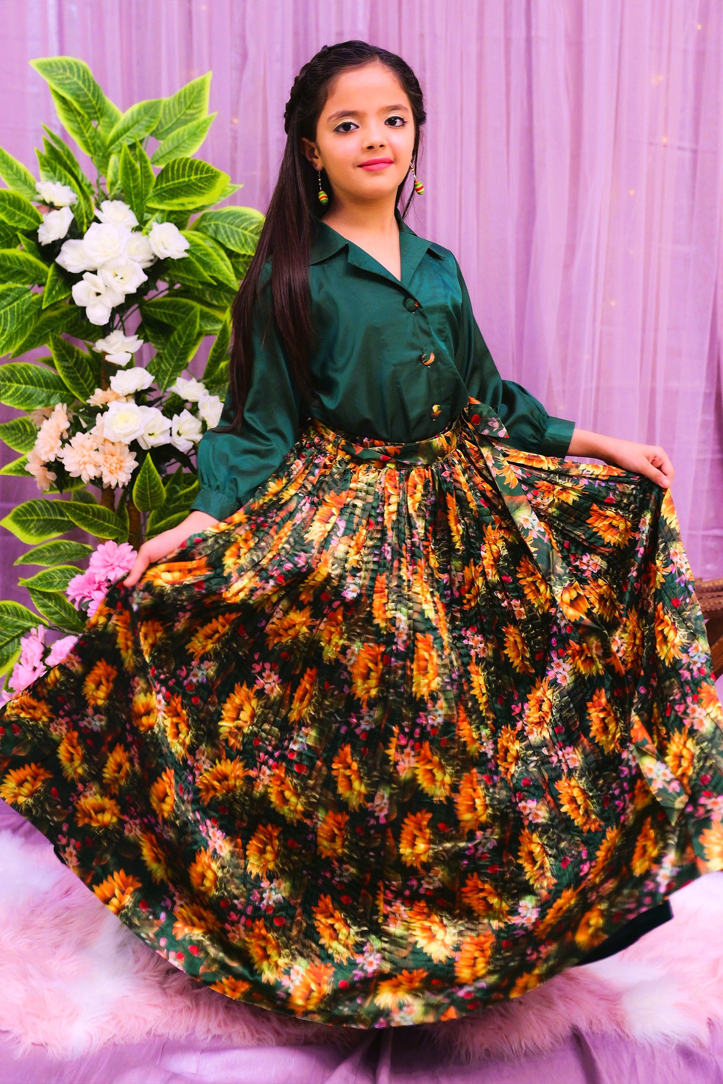 formal shirt & skirt