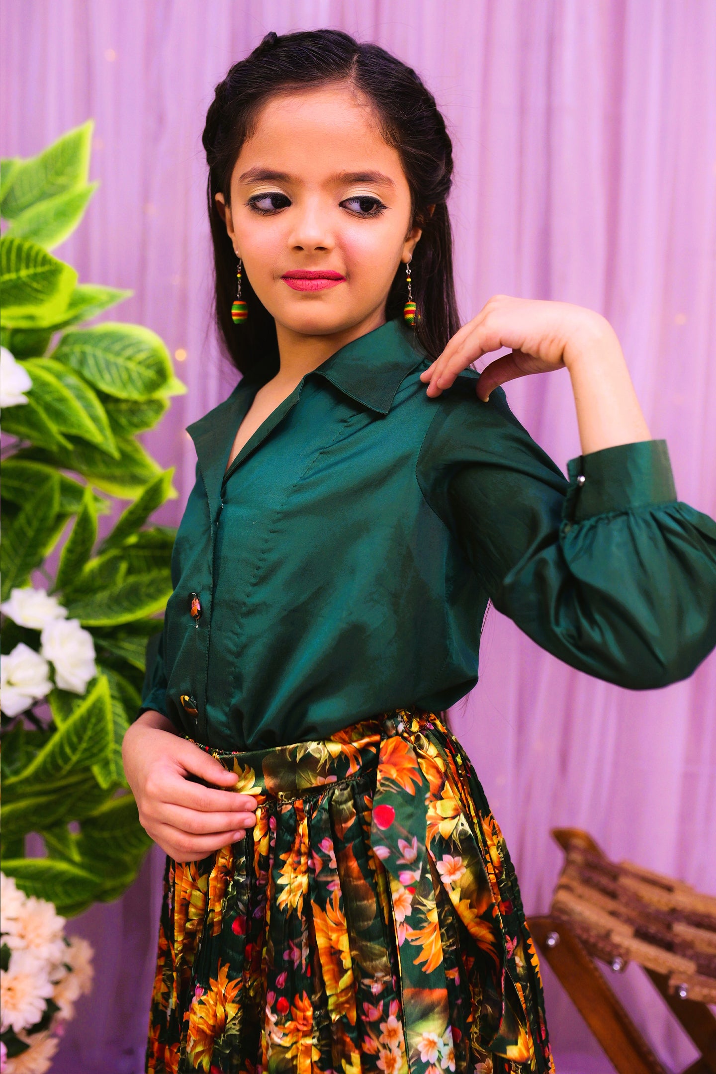 formal shirt & skirt