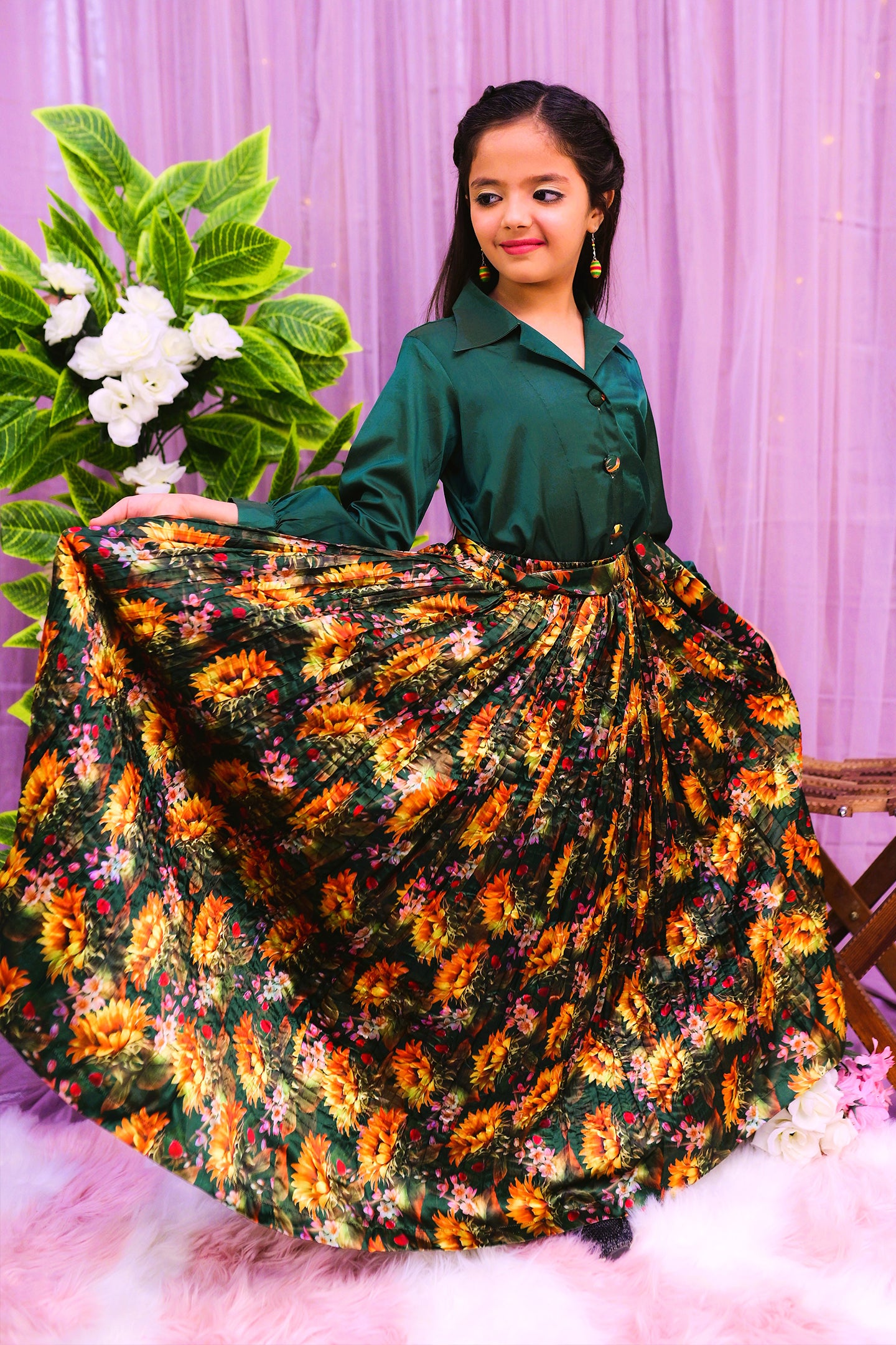 formal shirt & skirt