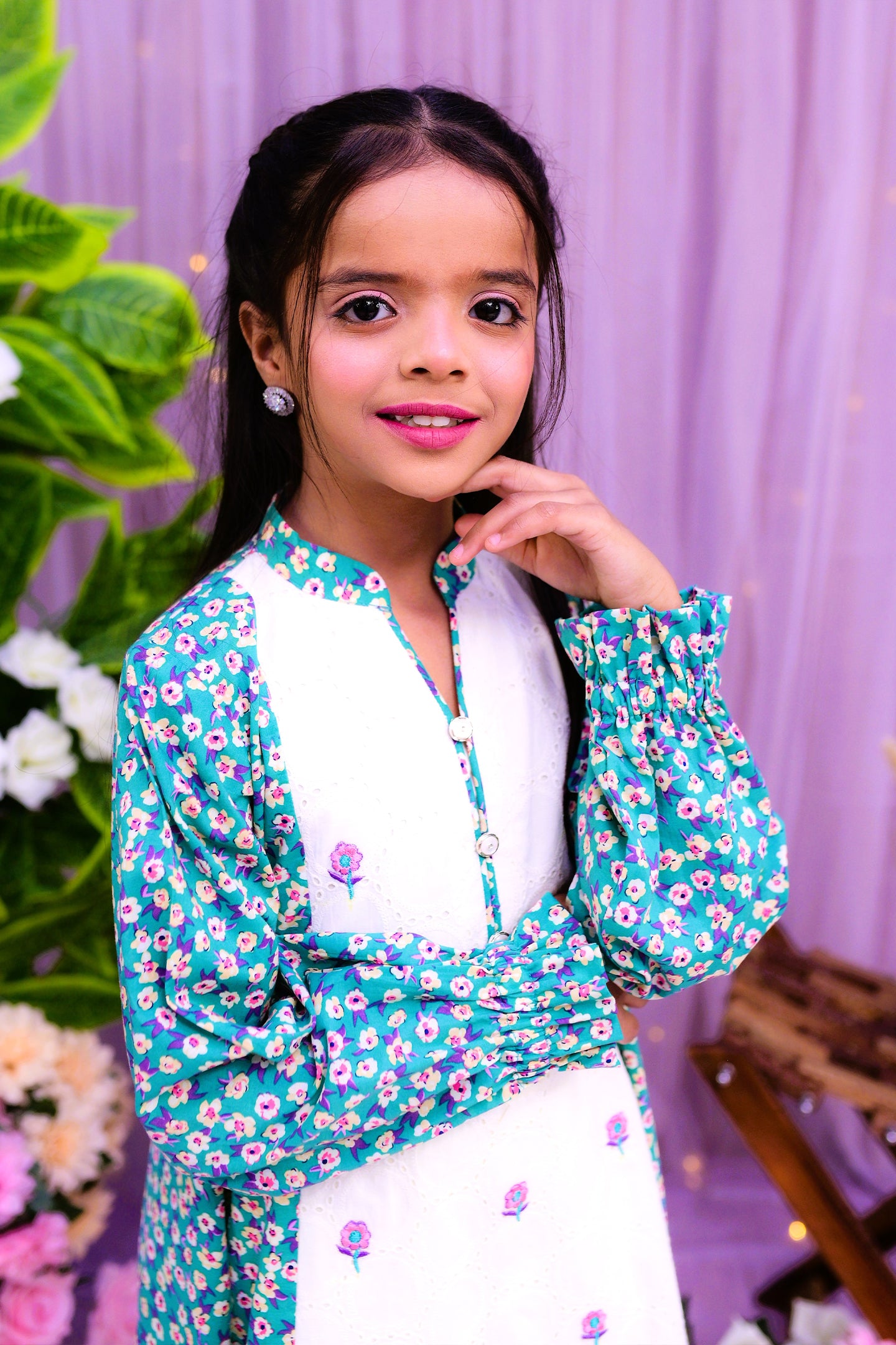 semi-formal 2 piece frock & trouser