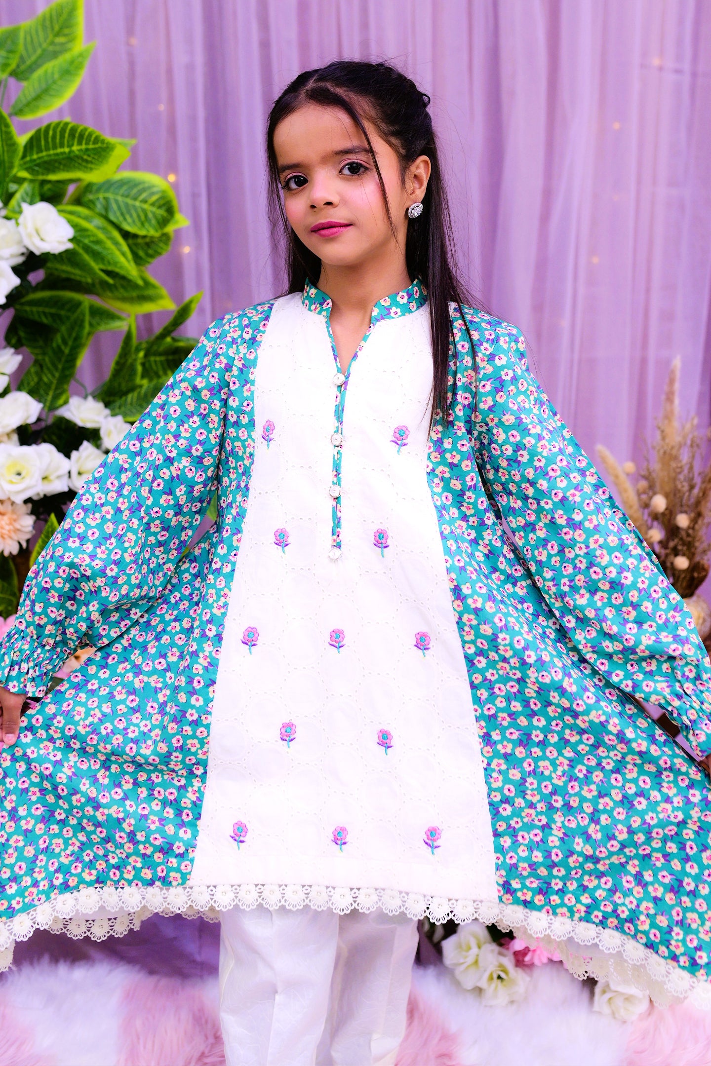 semi-formal 2 piece frock & trouser