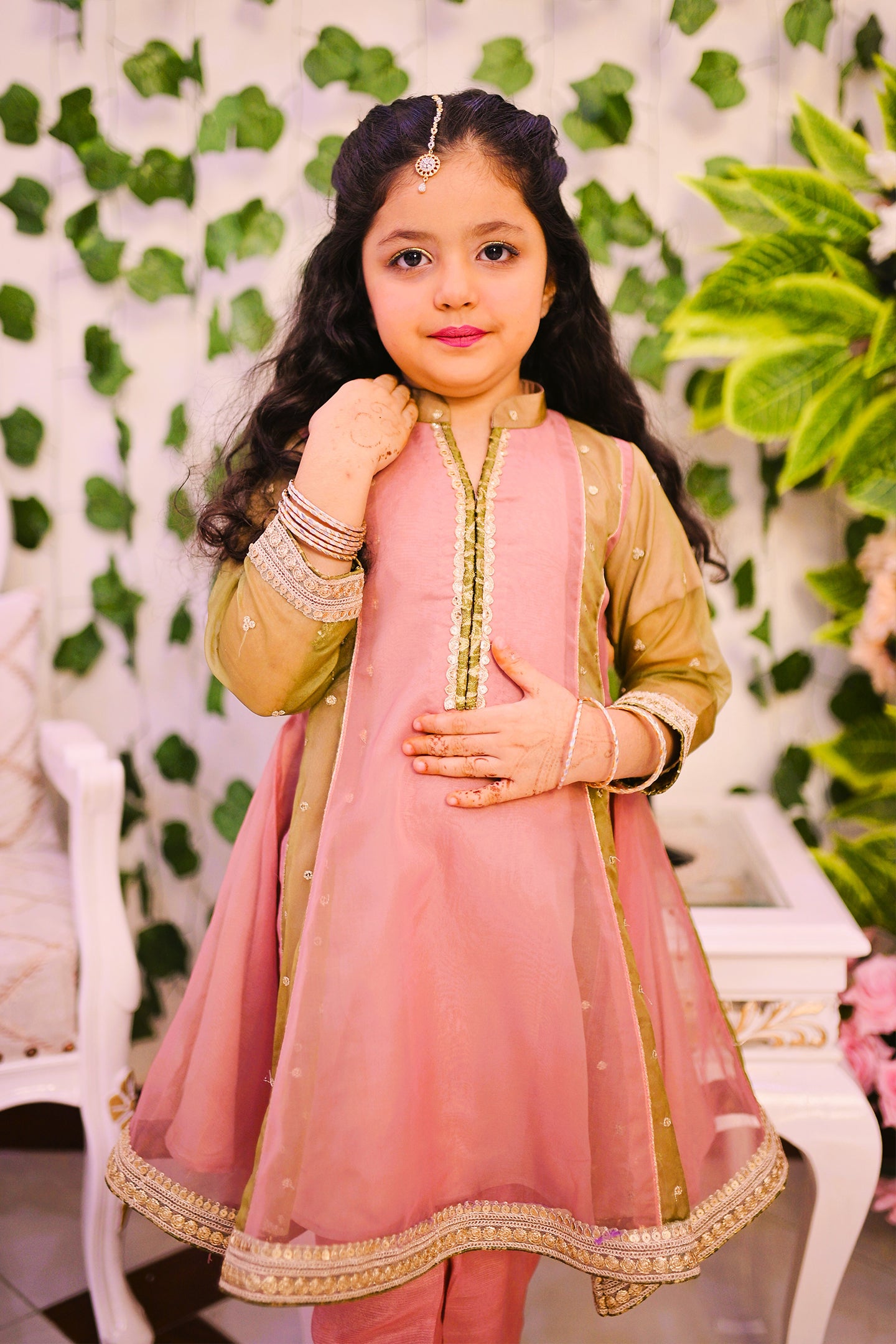 formal 2 piece frock & trouser