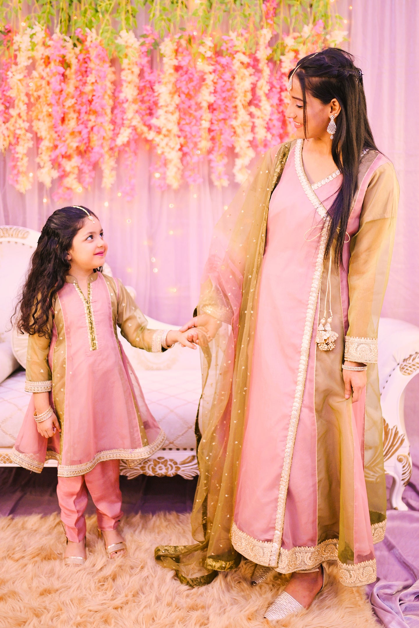 formal 2 piece frock & trouser