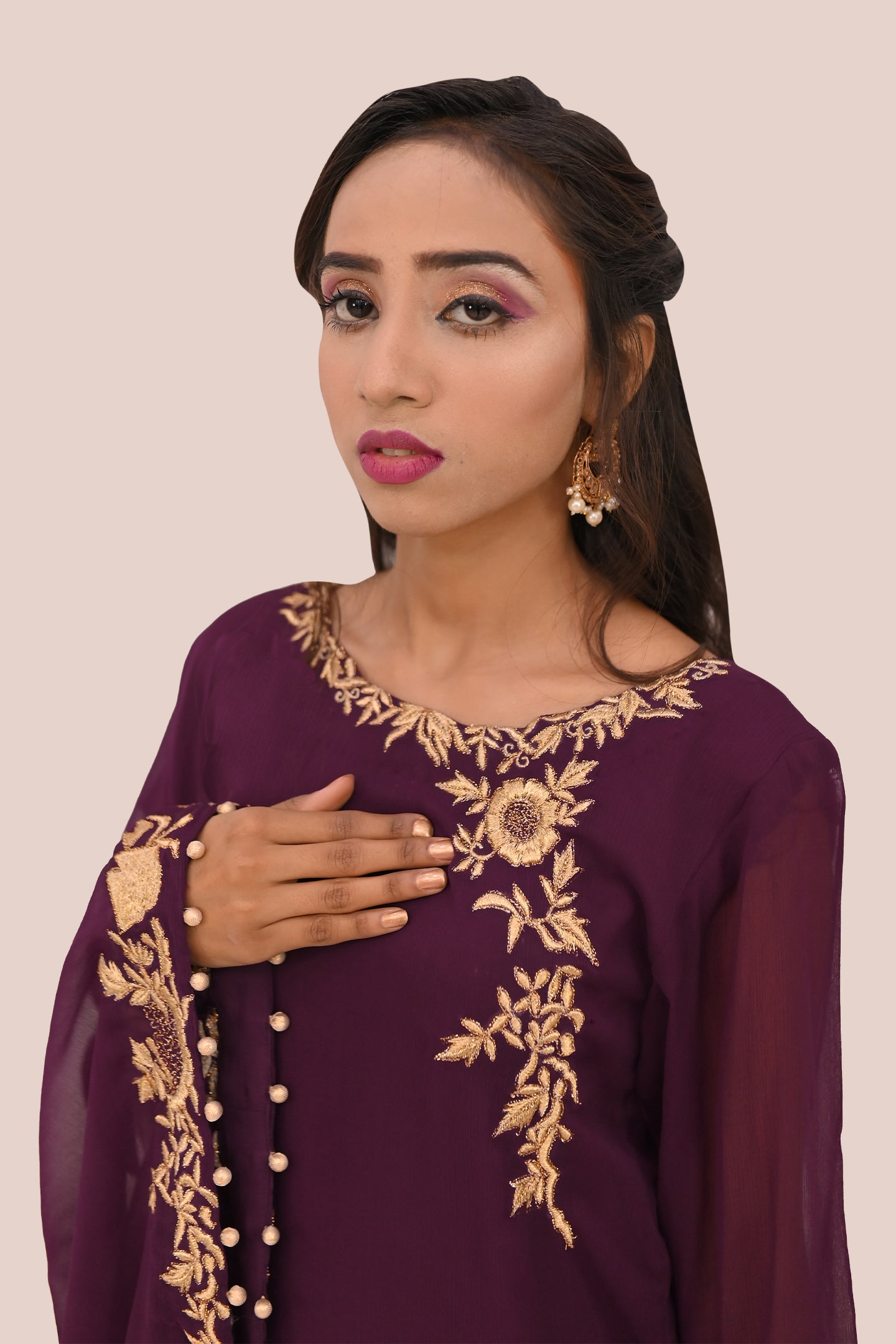 Women formal 2 piece shirt & trouser