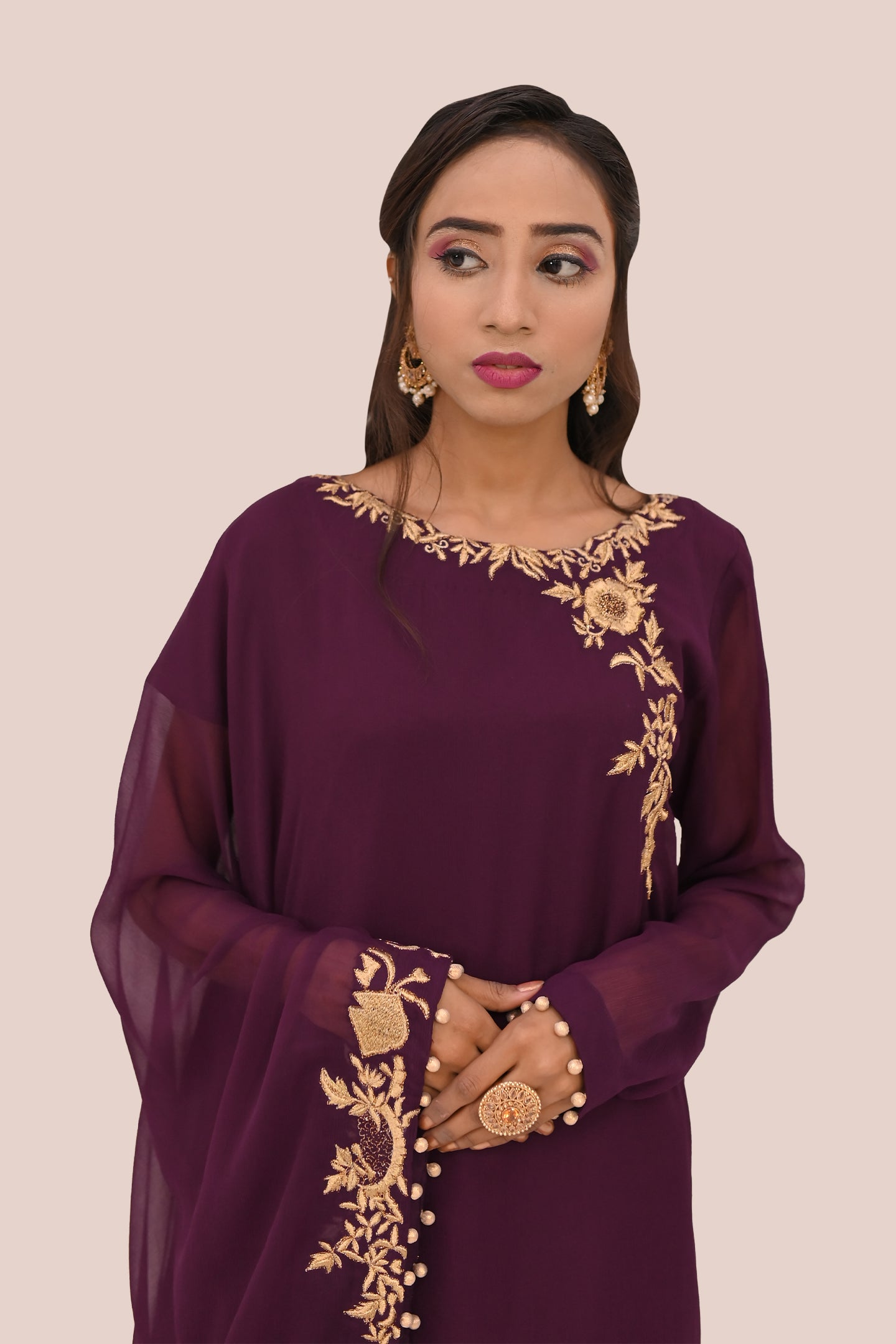 Women formal 2 piece shirt & trouser