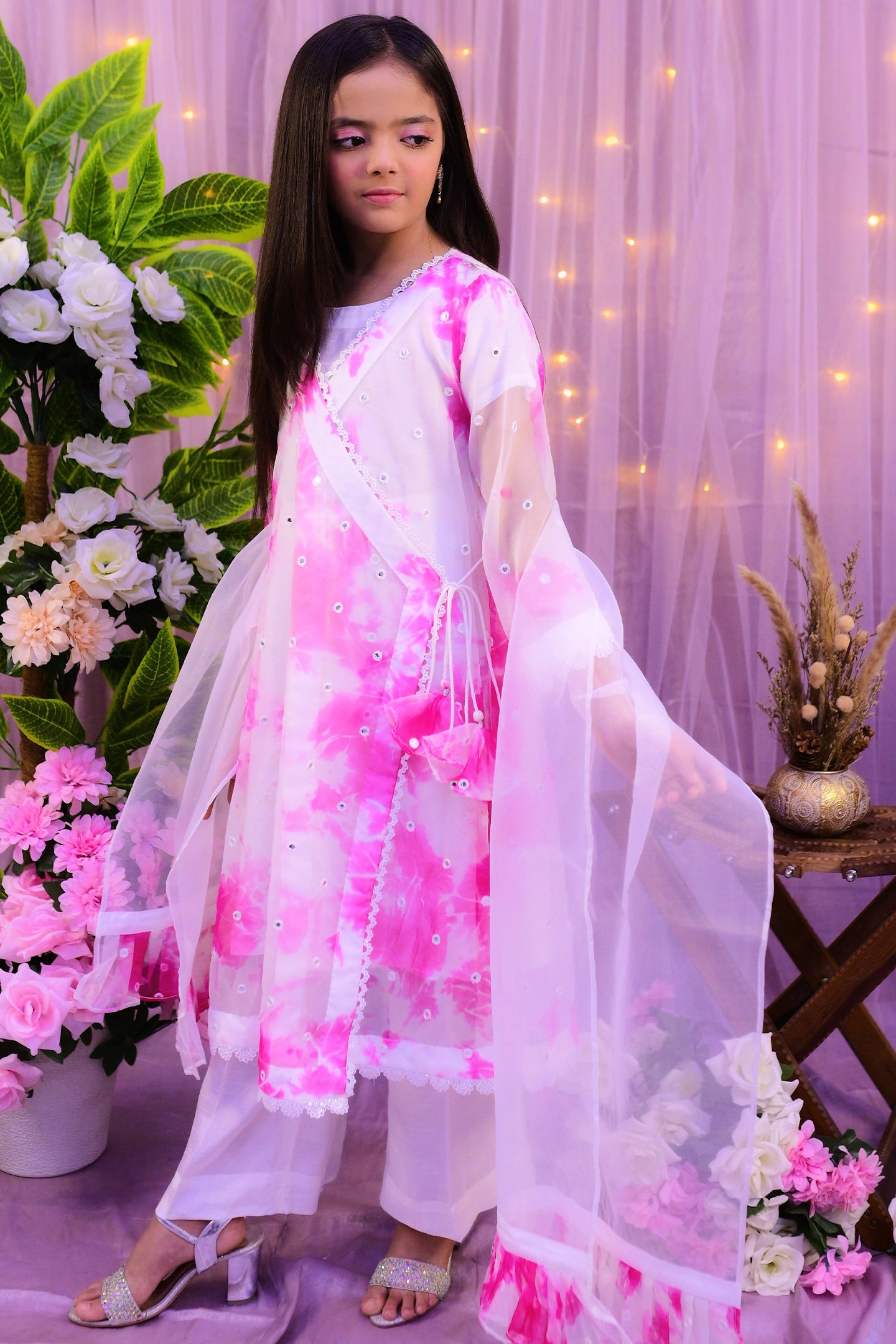 formal 3 piece shirt dupatta with inner & trouser