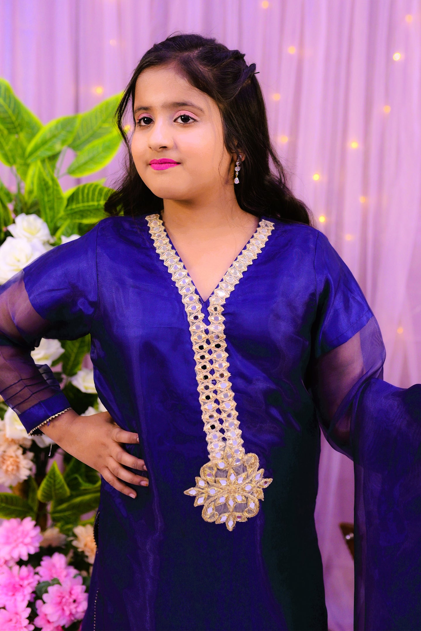 formal 3 piece shirt, trouser & dupatta