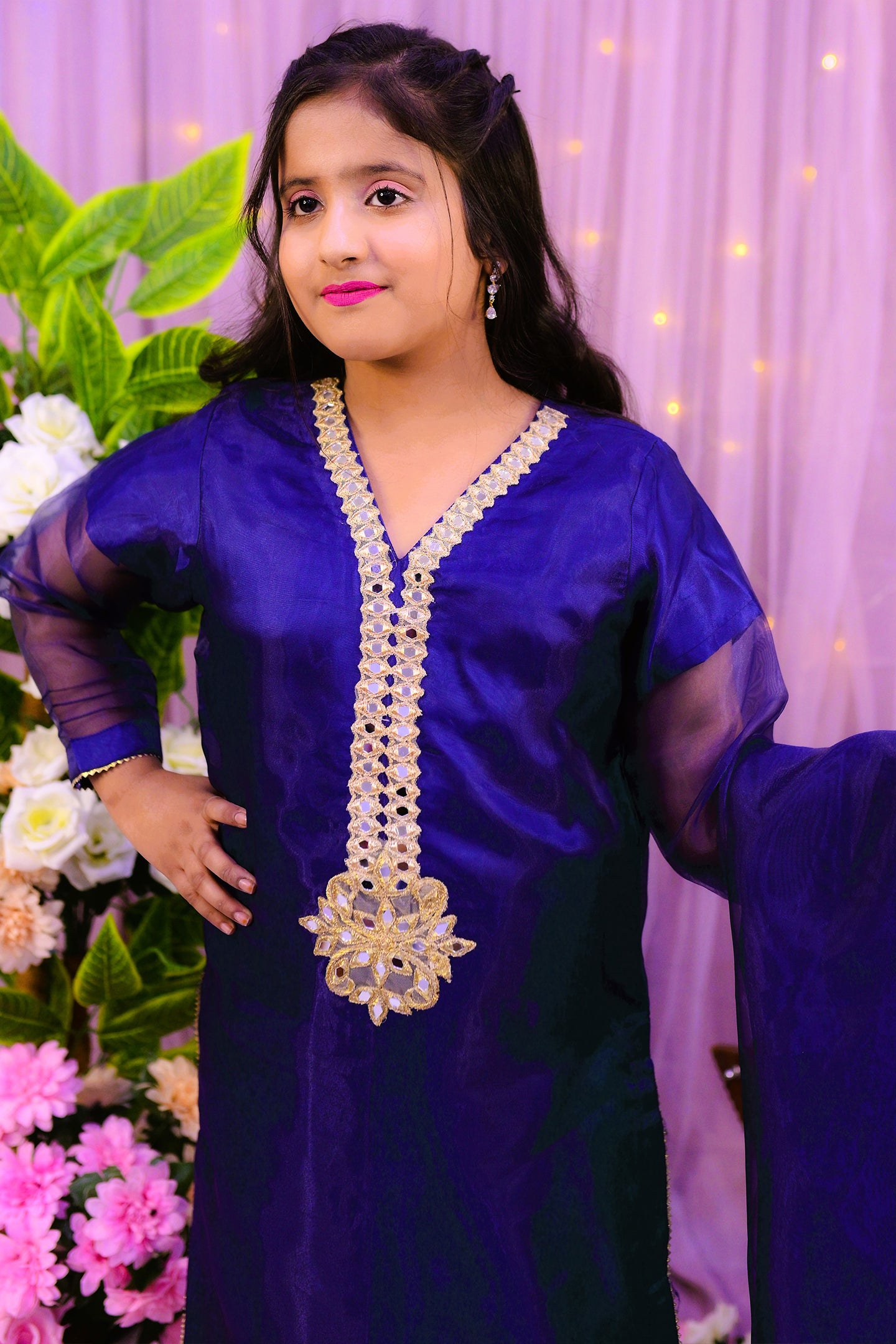 formal 3 piece shirt, trouser & dupatta