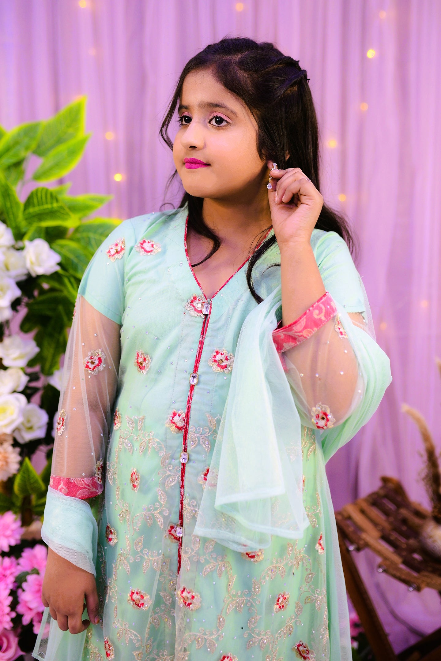 formal 3 piece shirt dupatta & trouser