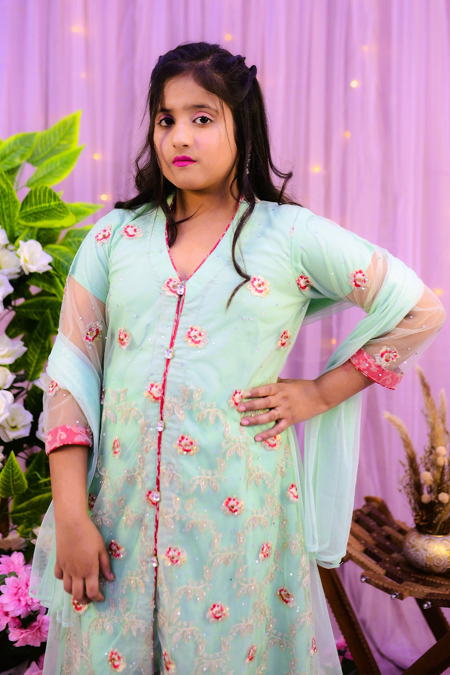 formal 3 piece shirt dupatta & trouser