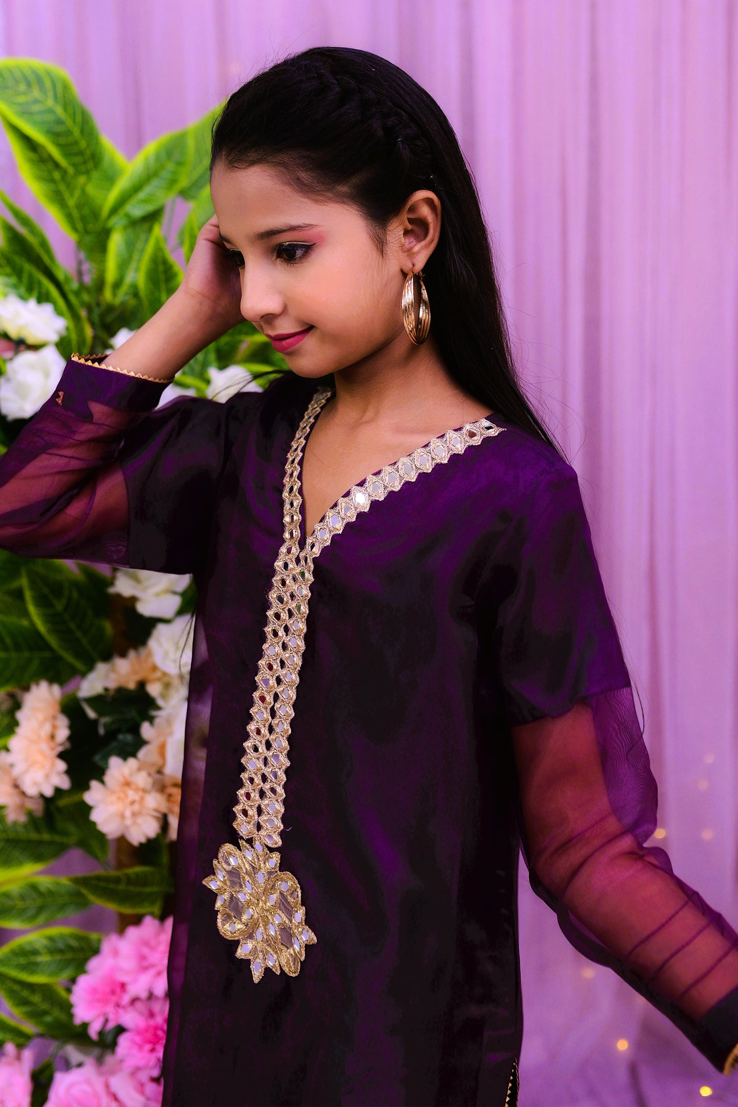 formal 3 piece shirt, trouser & dupatta