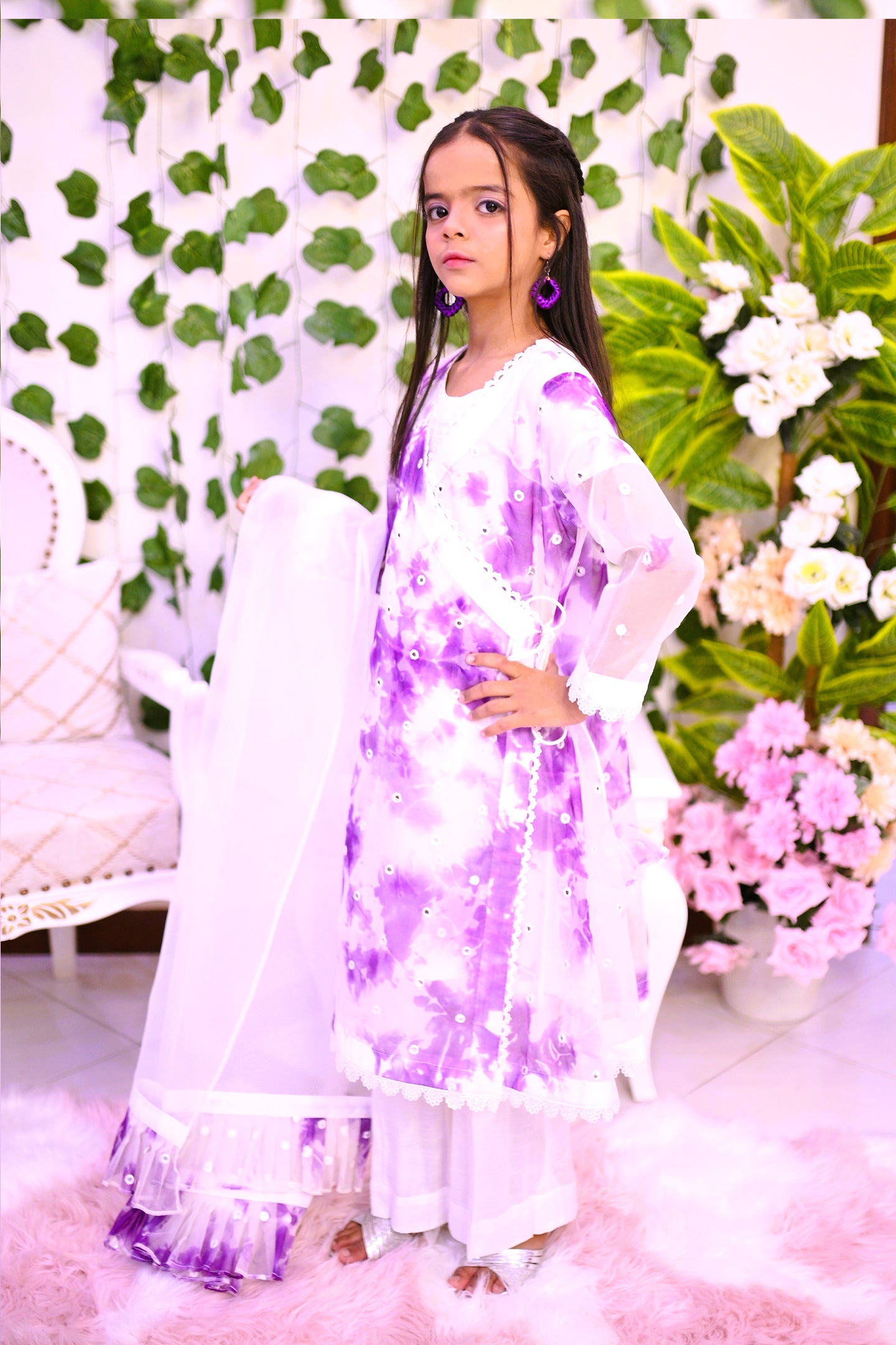 formal 3 piece shirt dupatta with inner & trouser