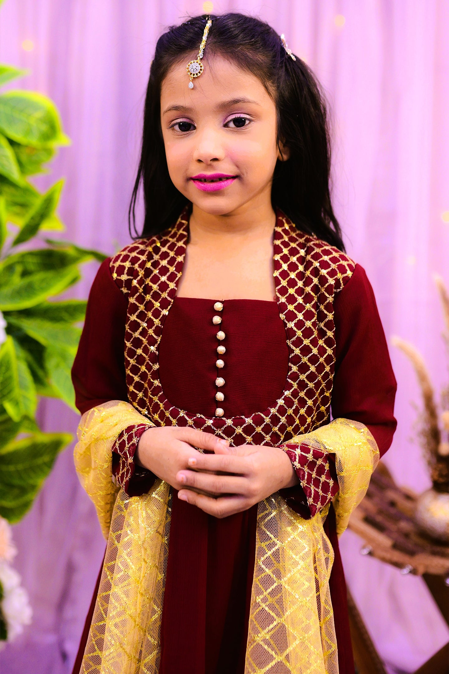 formal 3 piece frok trouser & dupatta