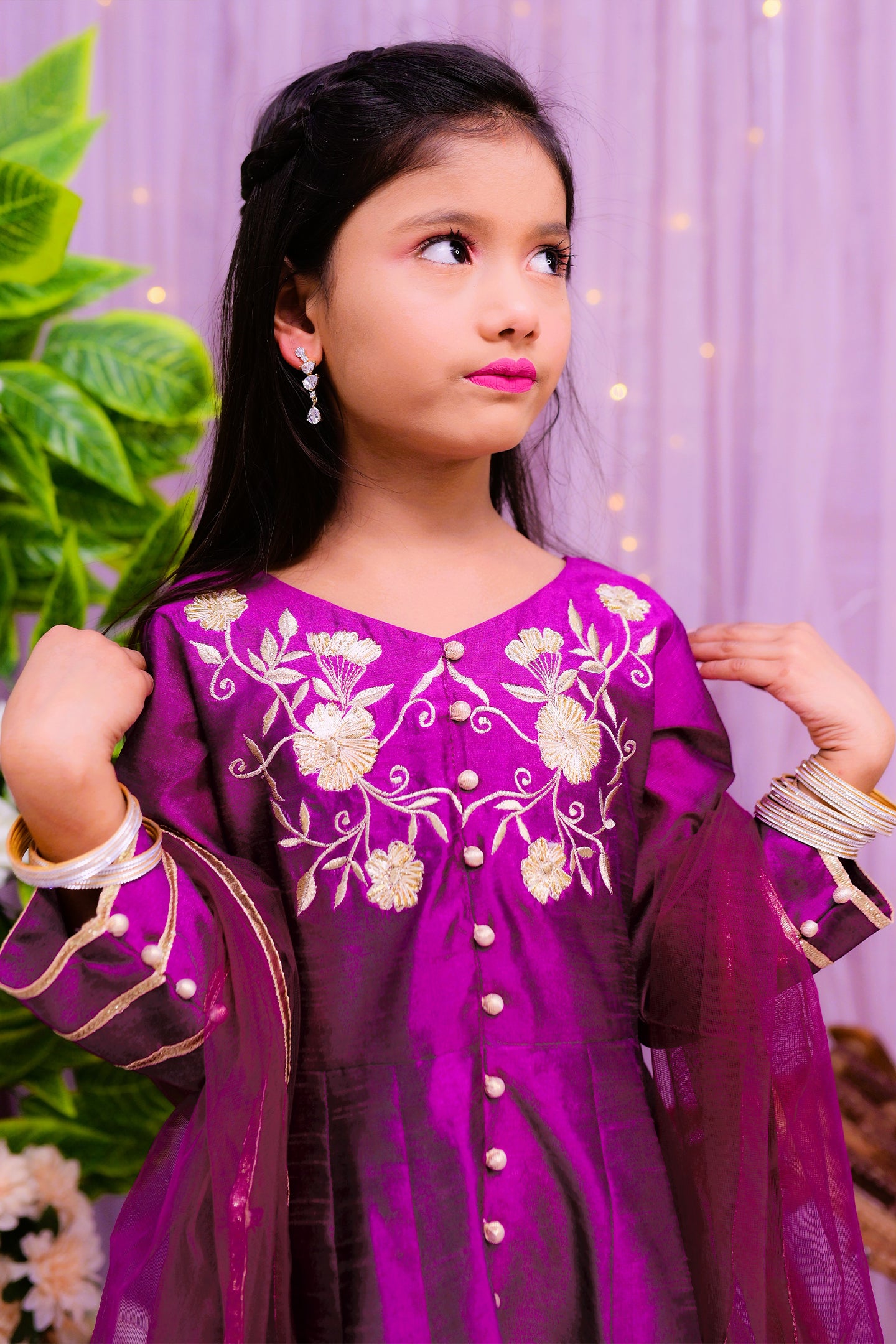 formal 3 piece frok trouser and dupatta