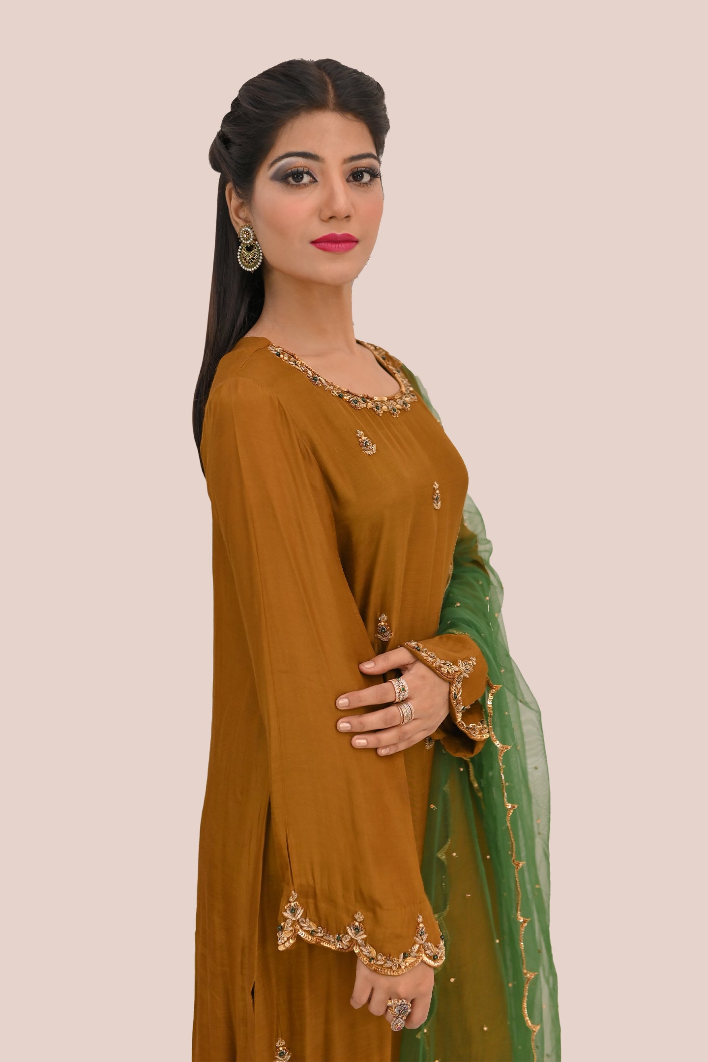 formal 3 piece shirt trouser & dupatta