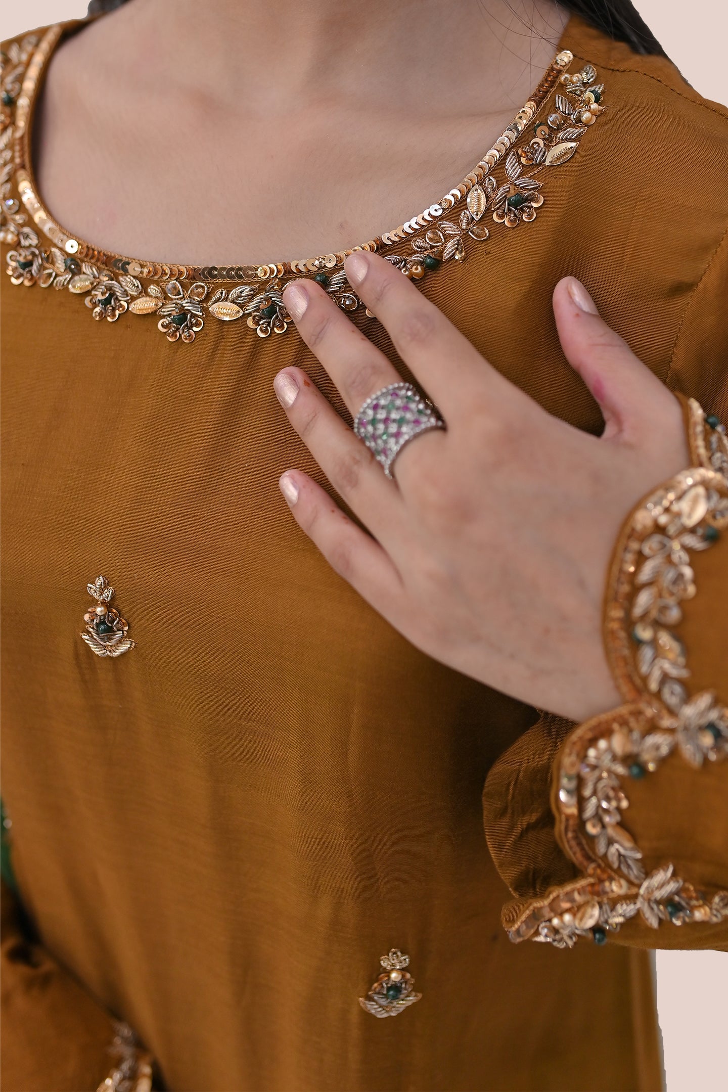 formal 3 piece shirt trouser & dupatta