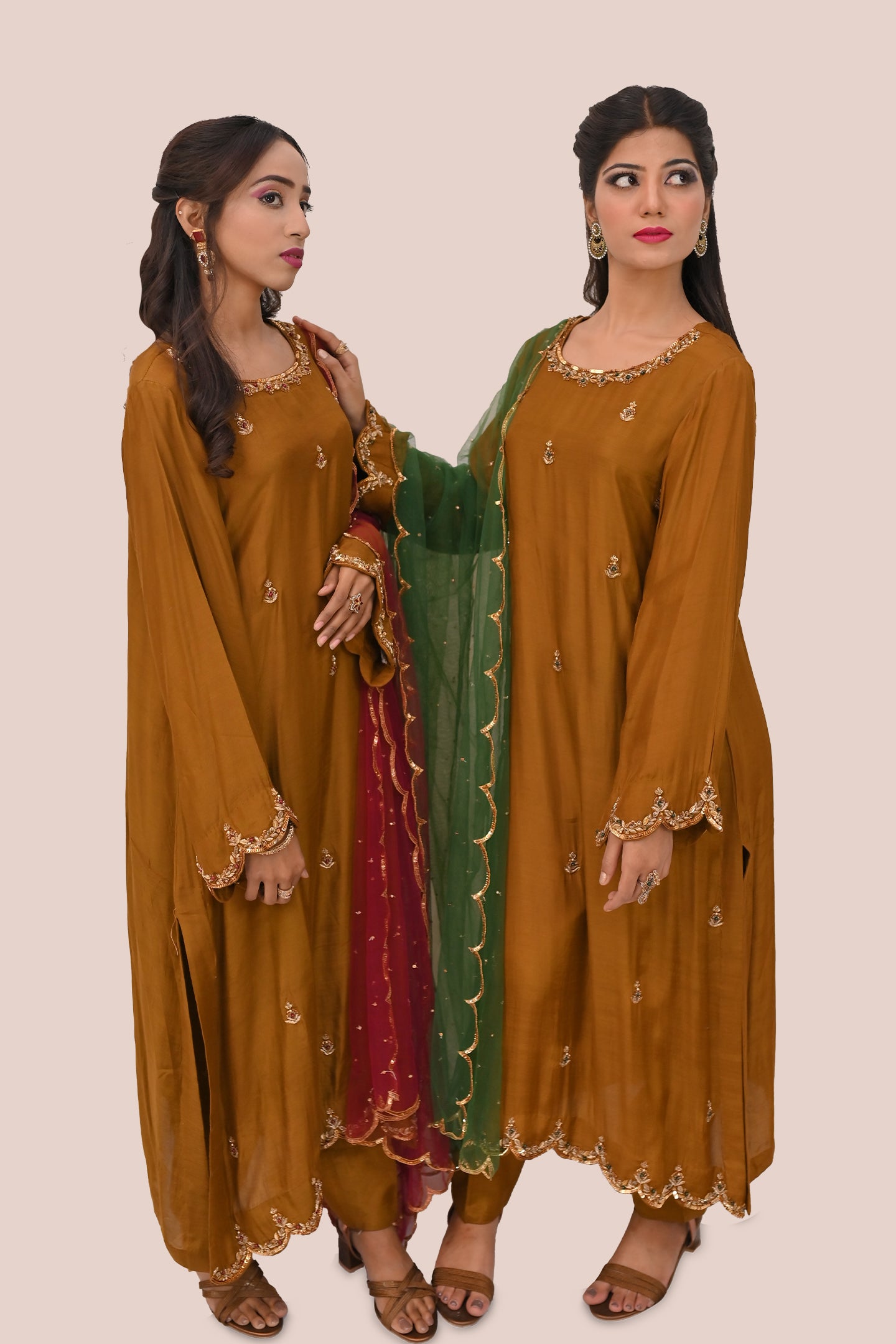 formal 3 piece shirt trouser & dupatta