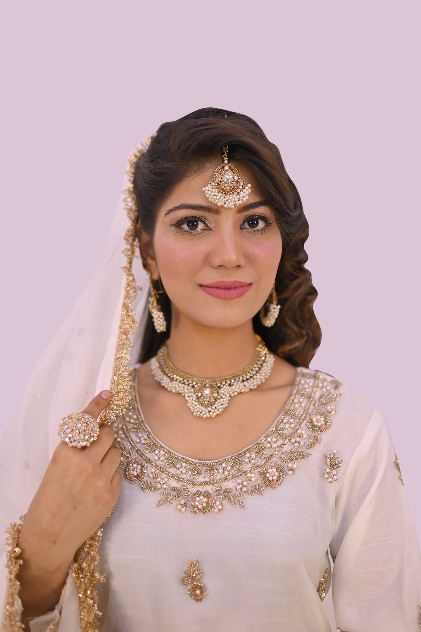 LUXURY women 3 piece  shirt dupatta & garara