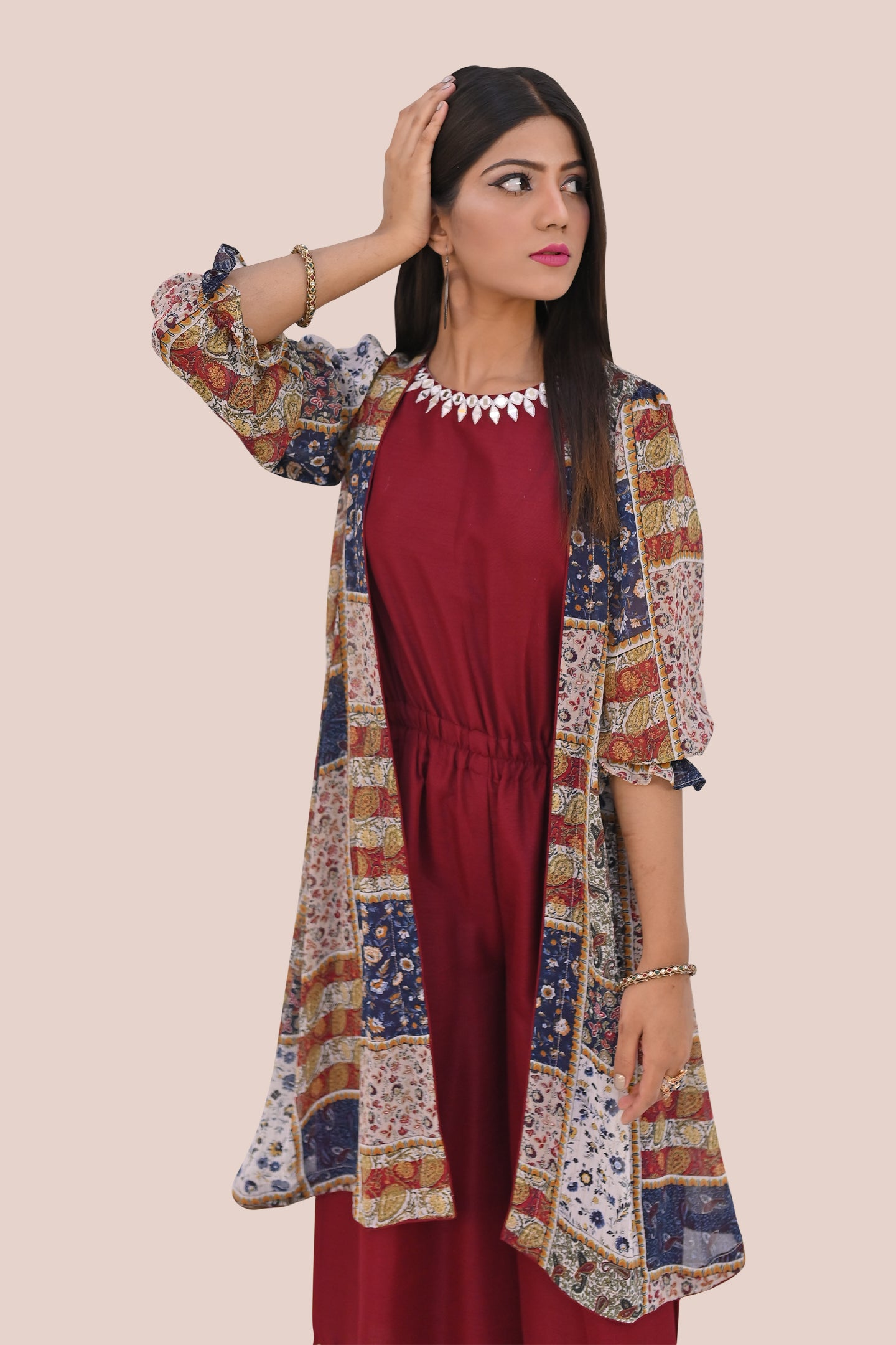 semiformal 2 piece jumpsuit with upper