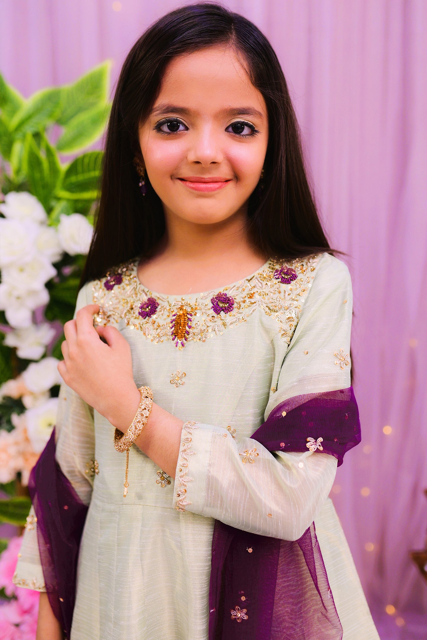 formal 2 piece long maxi & dupatta