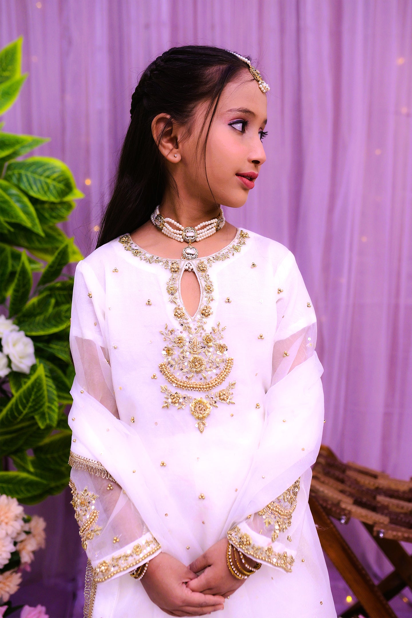 formal short shirt garara & dupatta