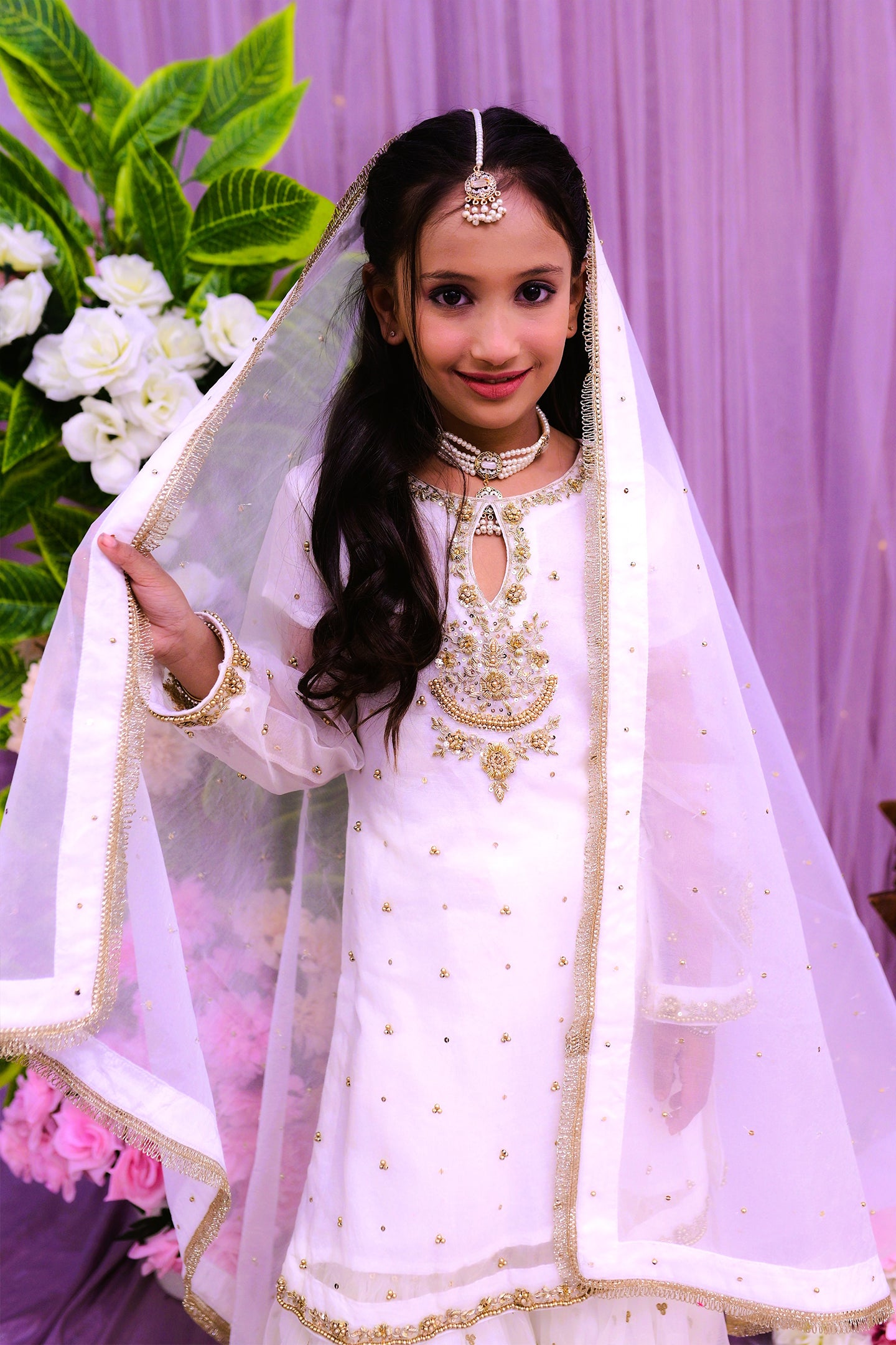 formal short shirt garara & dupatta