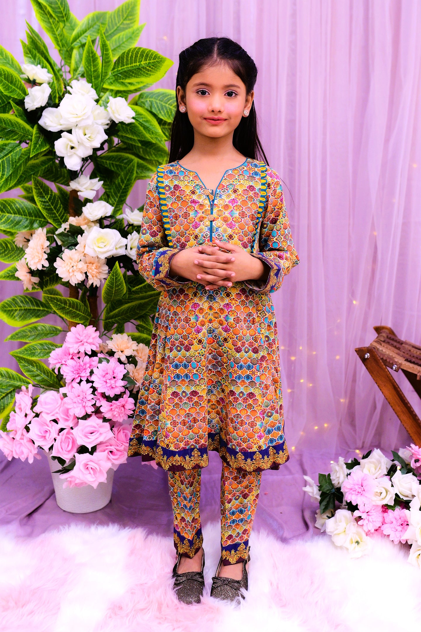 casual 2 piece frock  and trouser