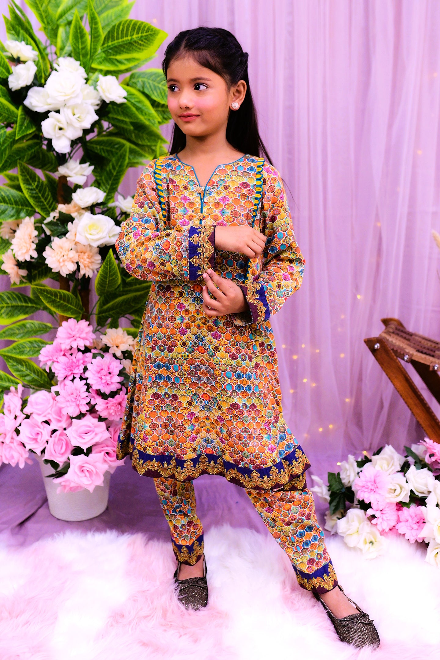 casual 2 piece frock  and trouser