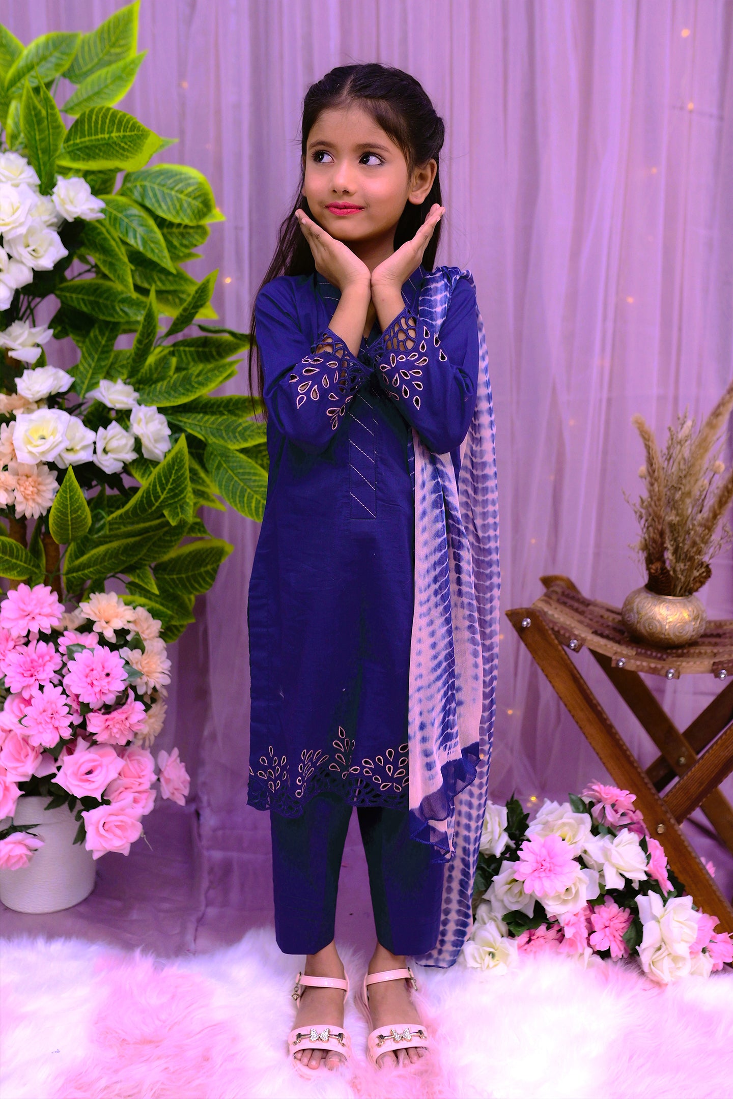 casual 3 piece shirt dupatta & trouser