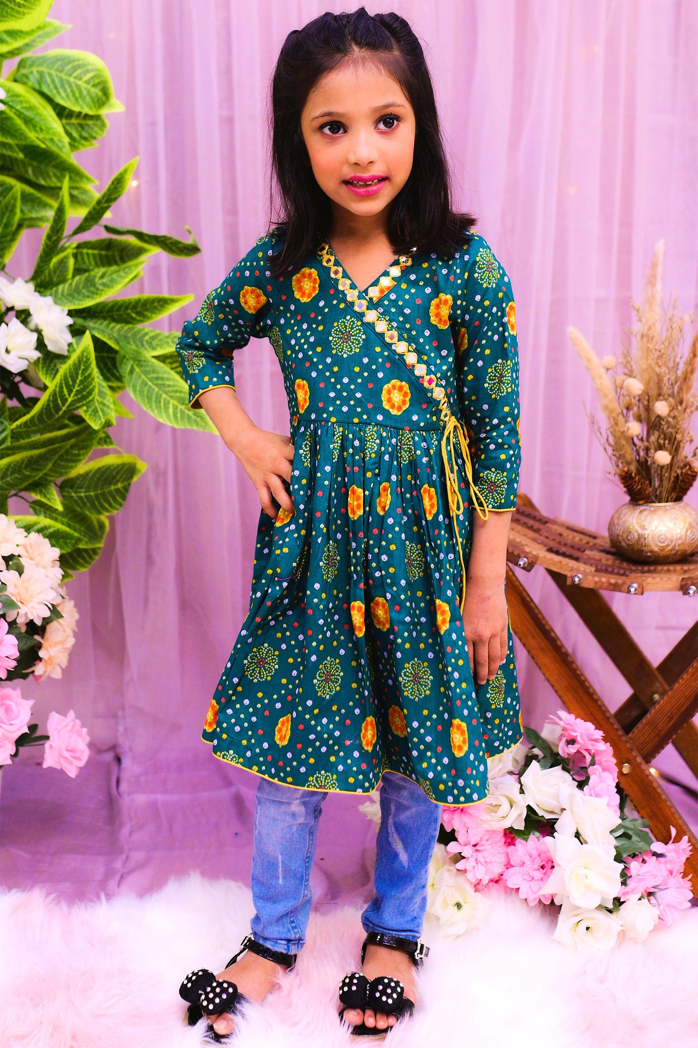 casual 1 piece short frock