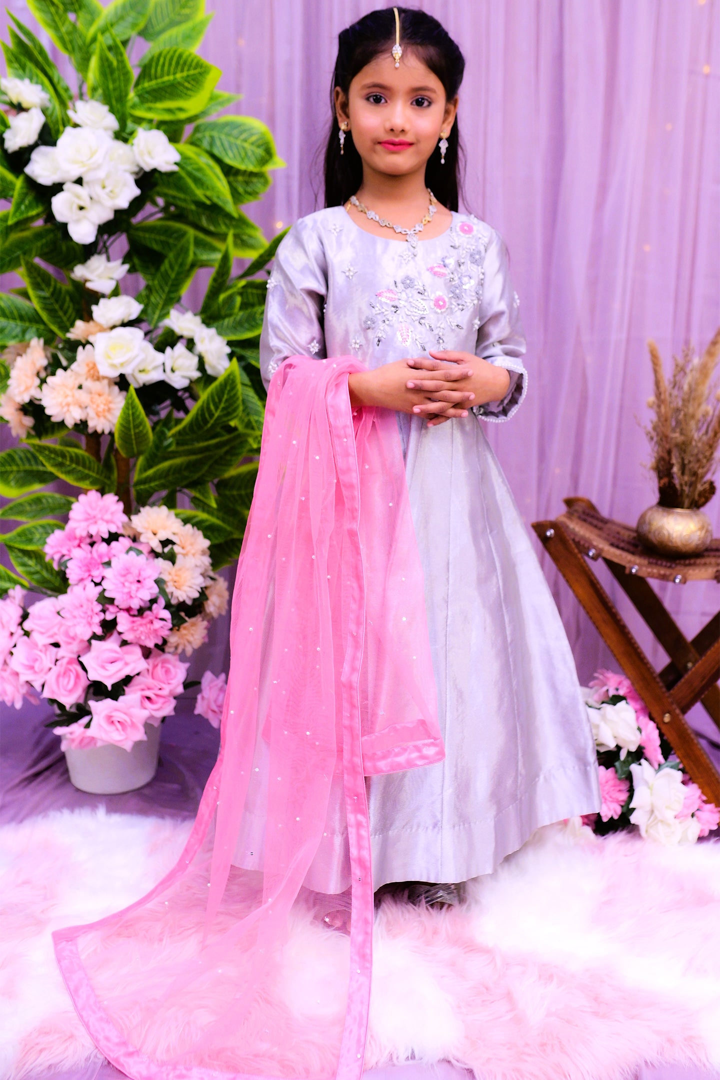 luxury 2 piece maxi and dupatta