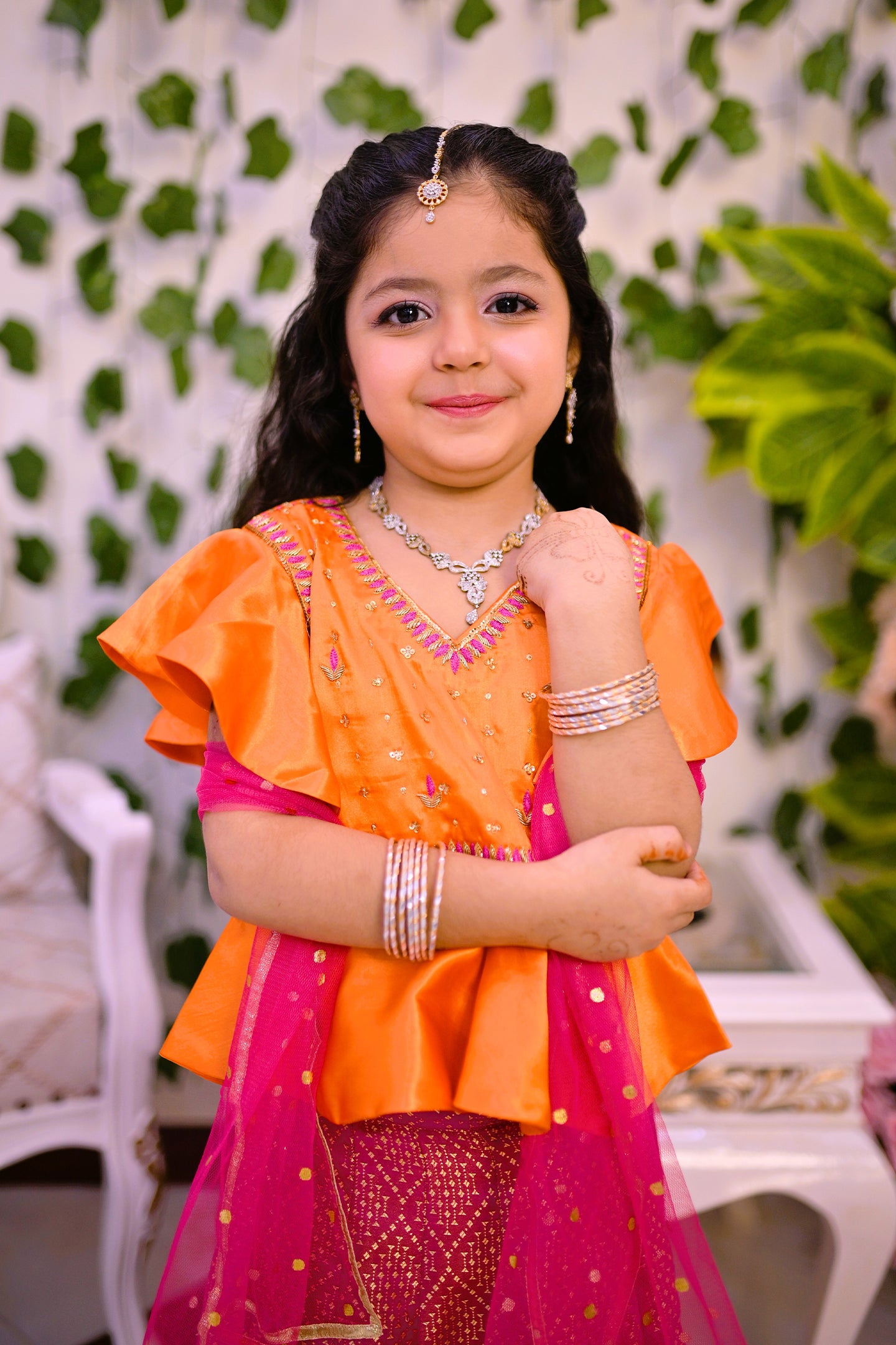 luxury 3 piece choli lehnga and dupatta