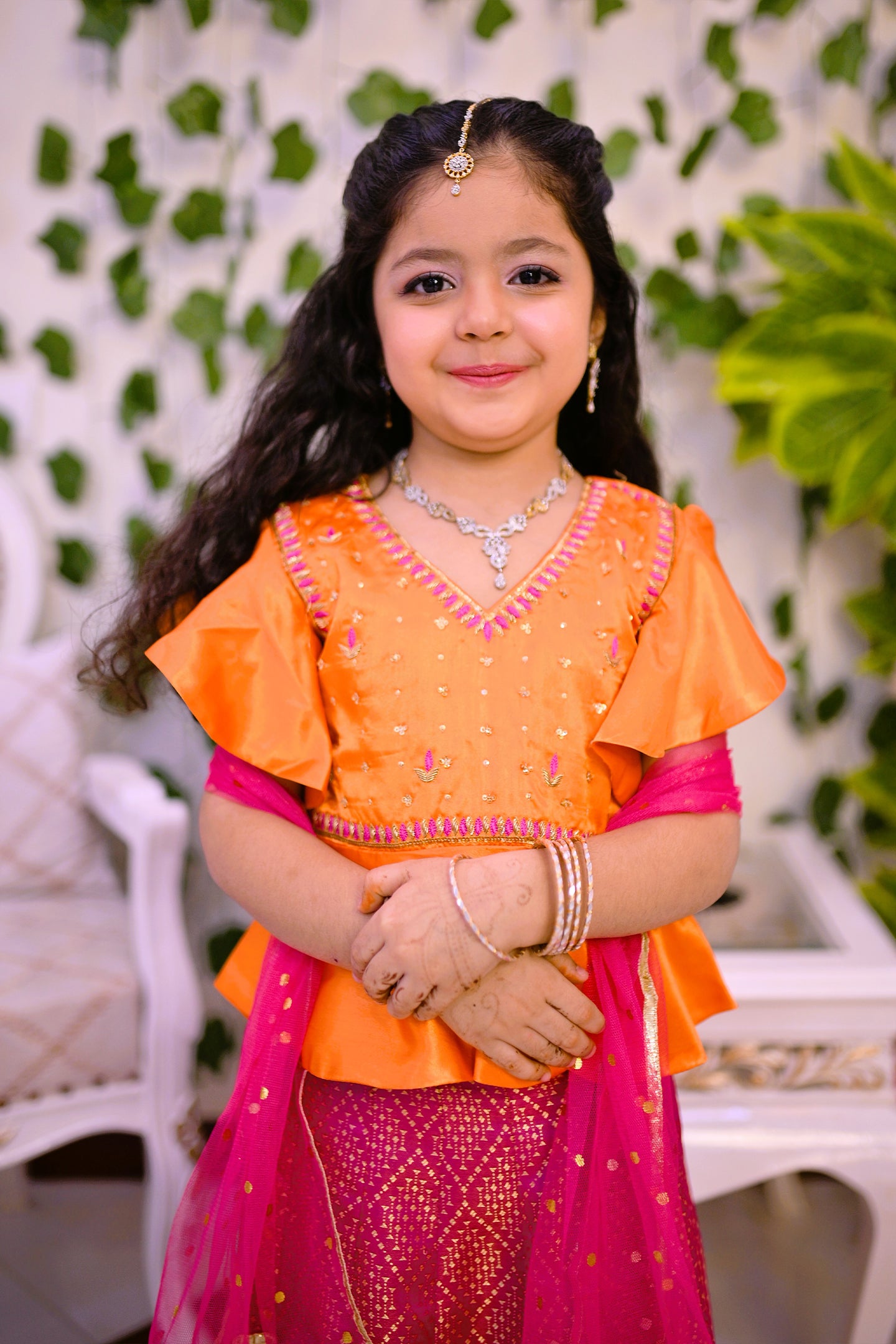 luxury 3 piece choli lehnga and dupatta