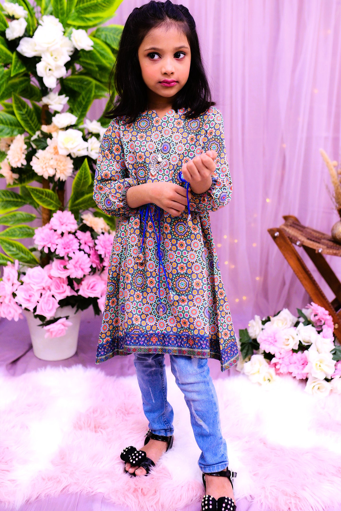 1 piece airline frock style top