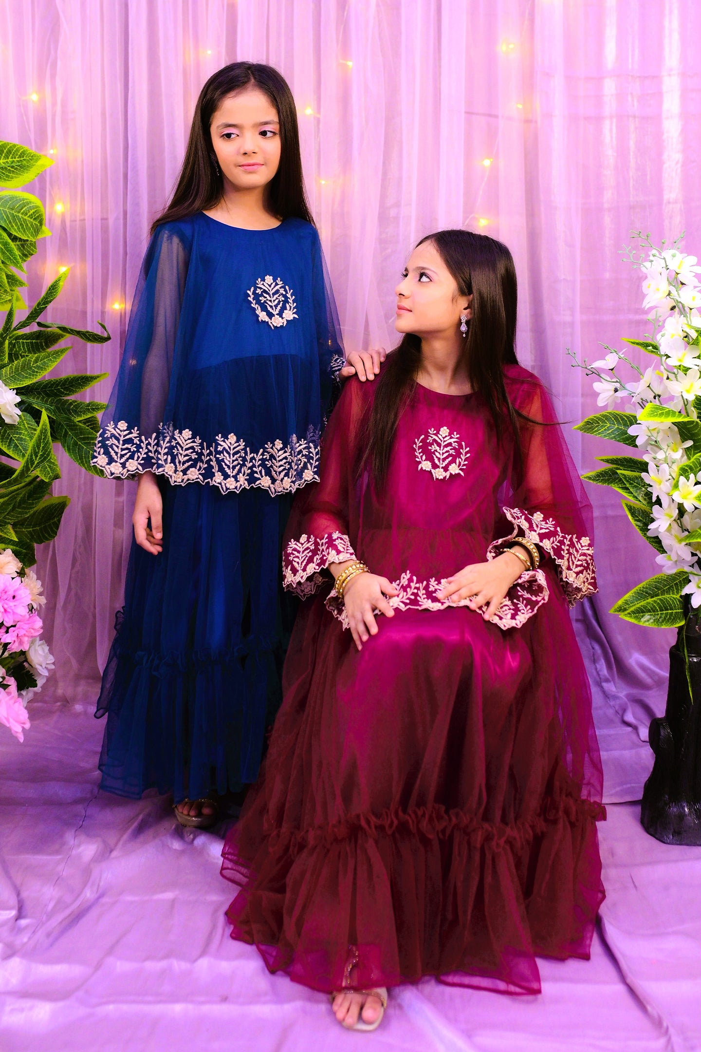 formal long maxi designed with crown style