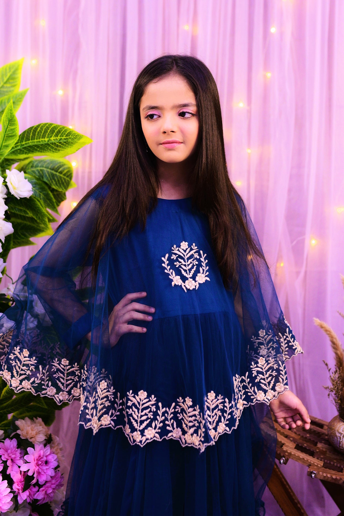 formal long maxi designed with crown style