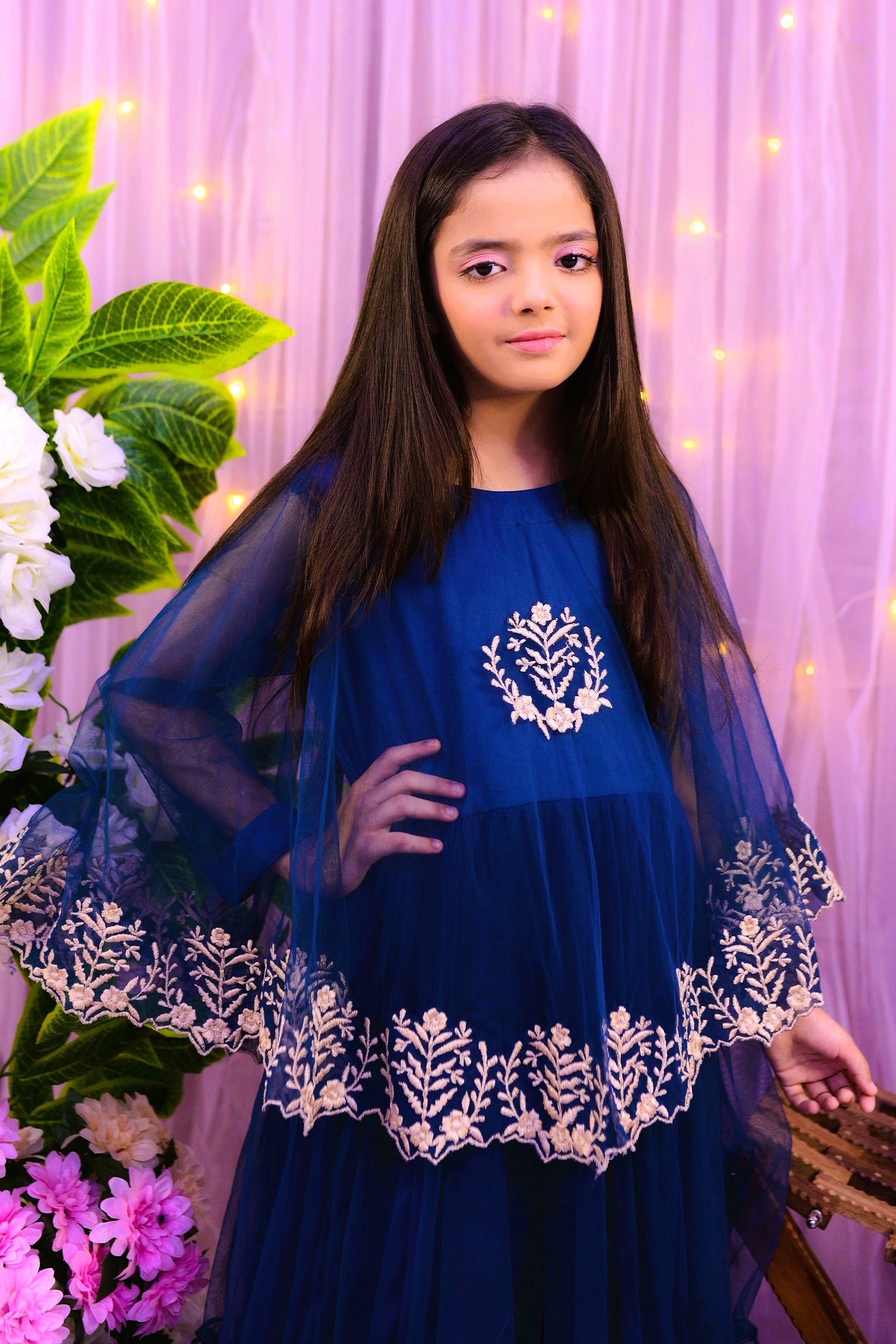 formal long maxi designed with crown style