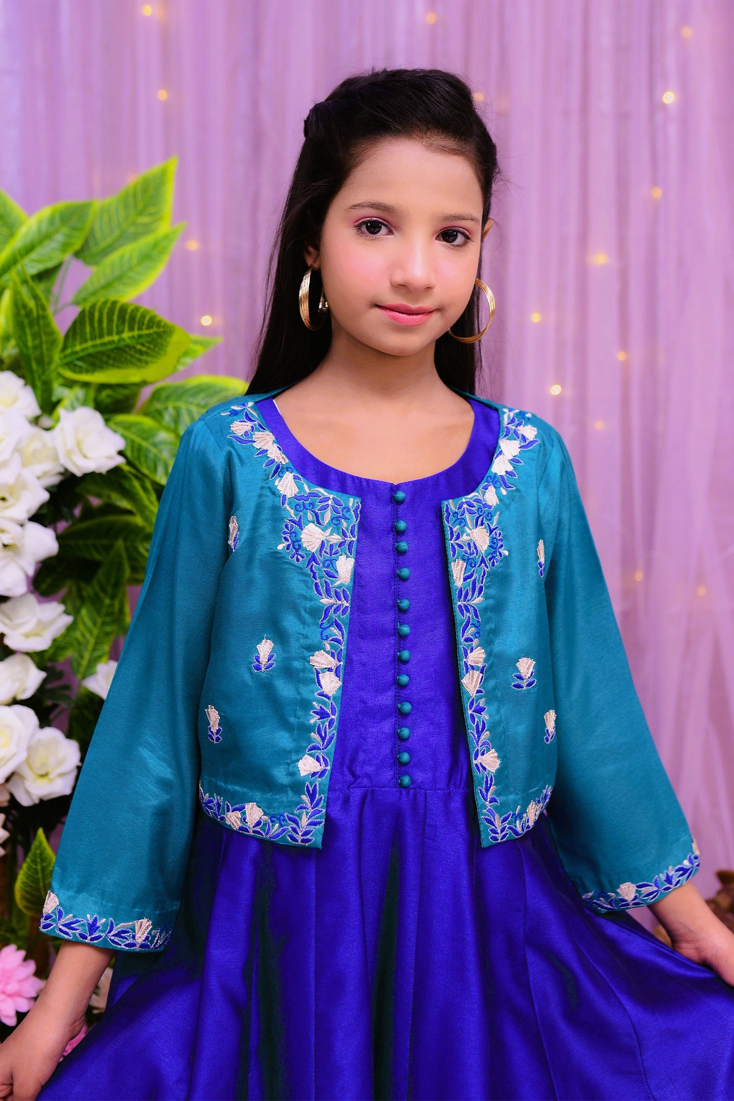 formal long maxi with short upper style