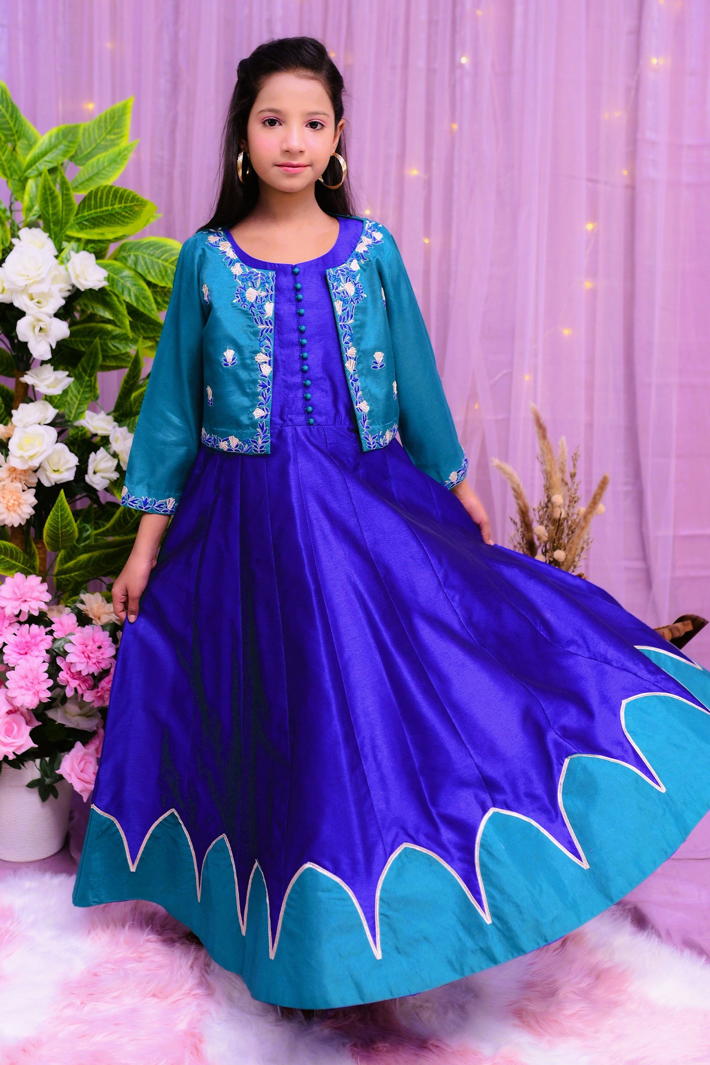 formal long maxi with short upper style