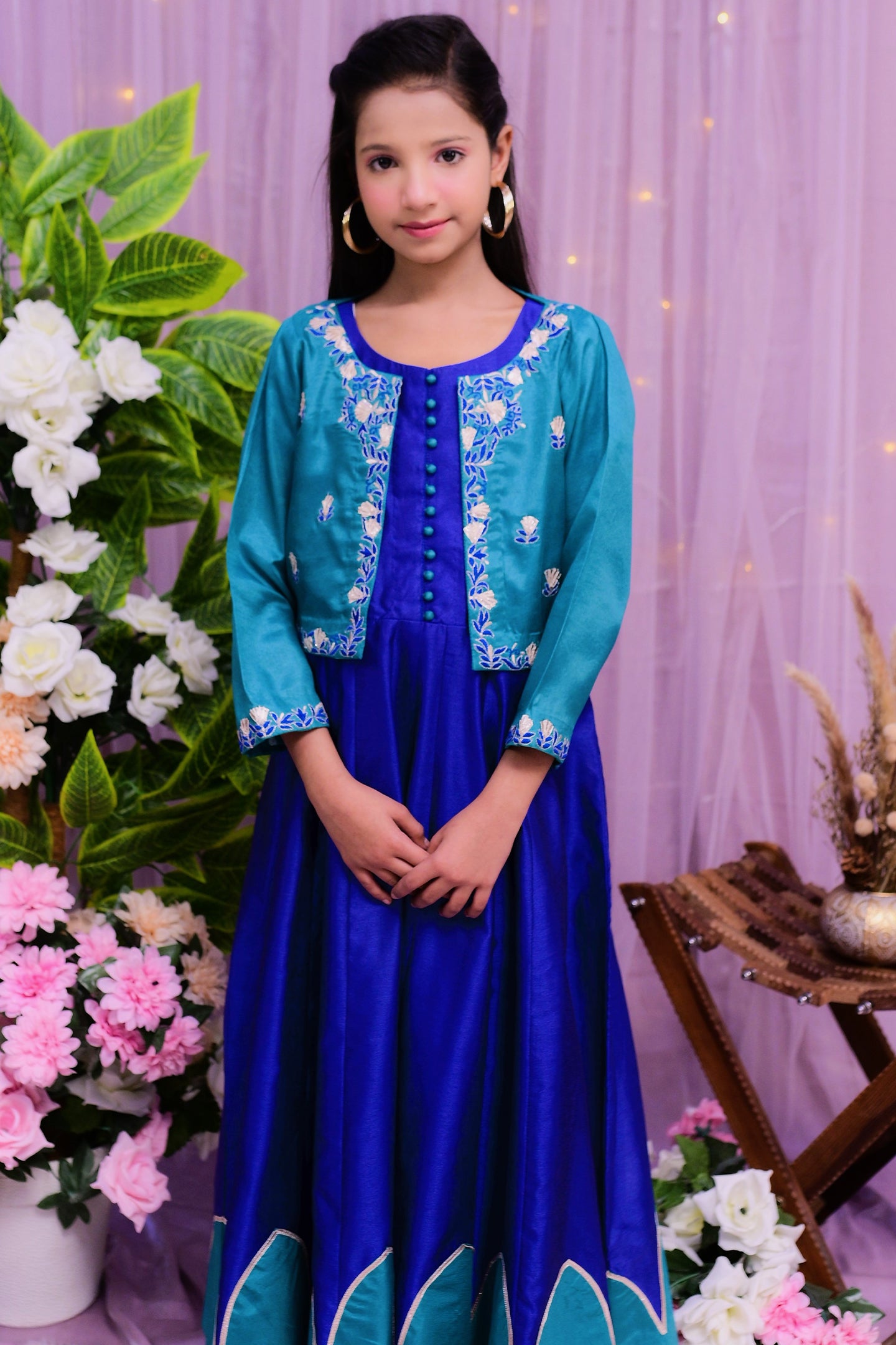 formal long maxi with short upper style