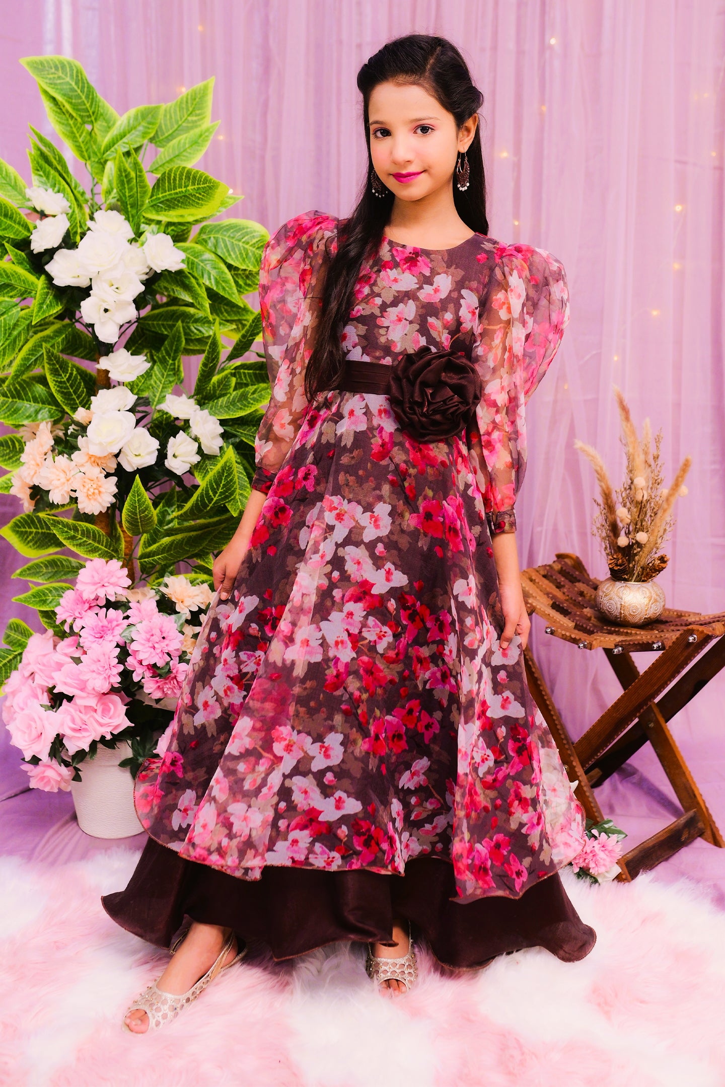 semi formal long double layer maxi