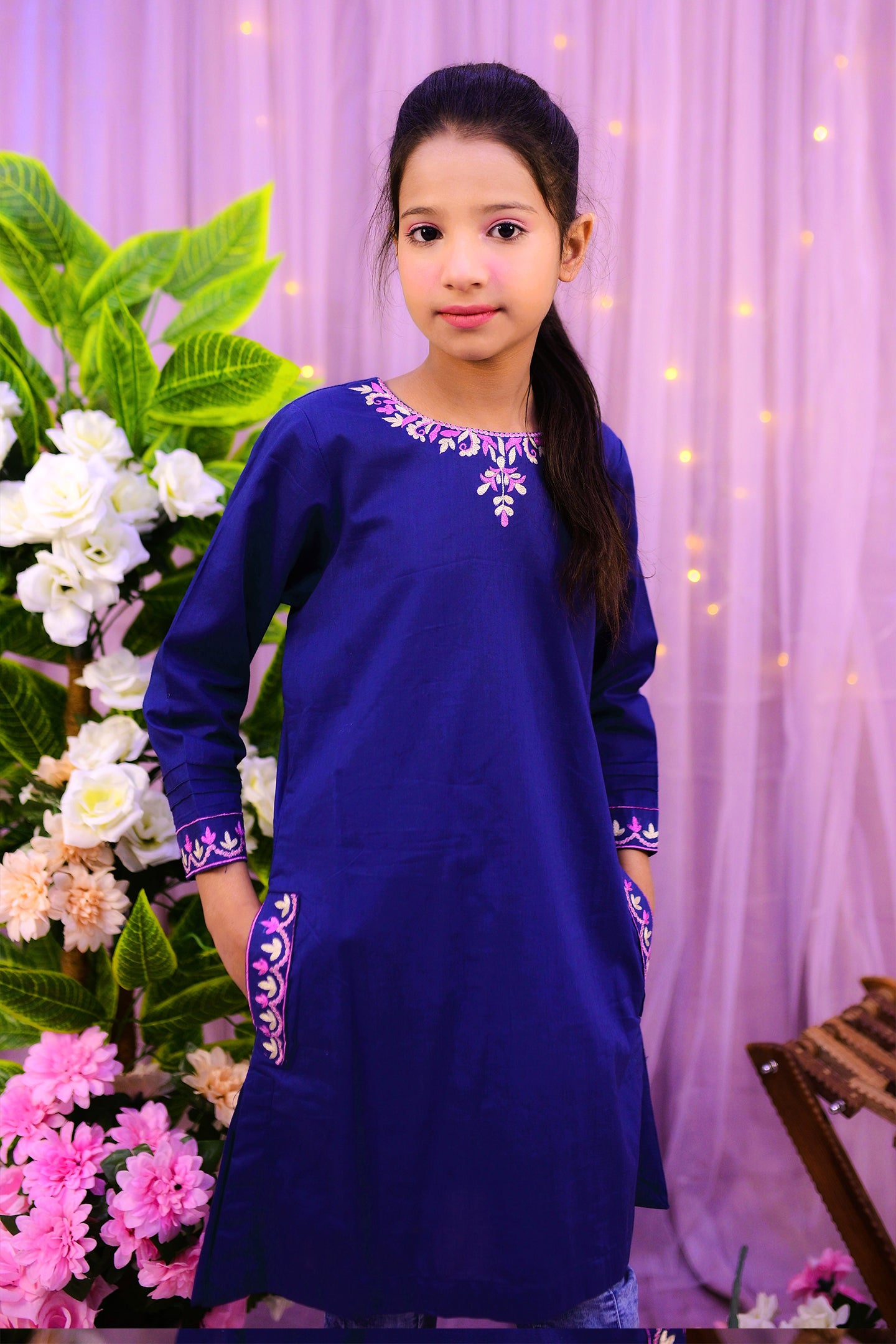 Elegant embroidery  Kurti