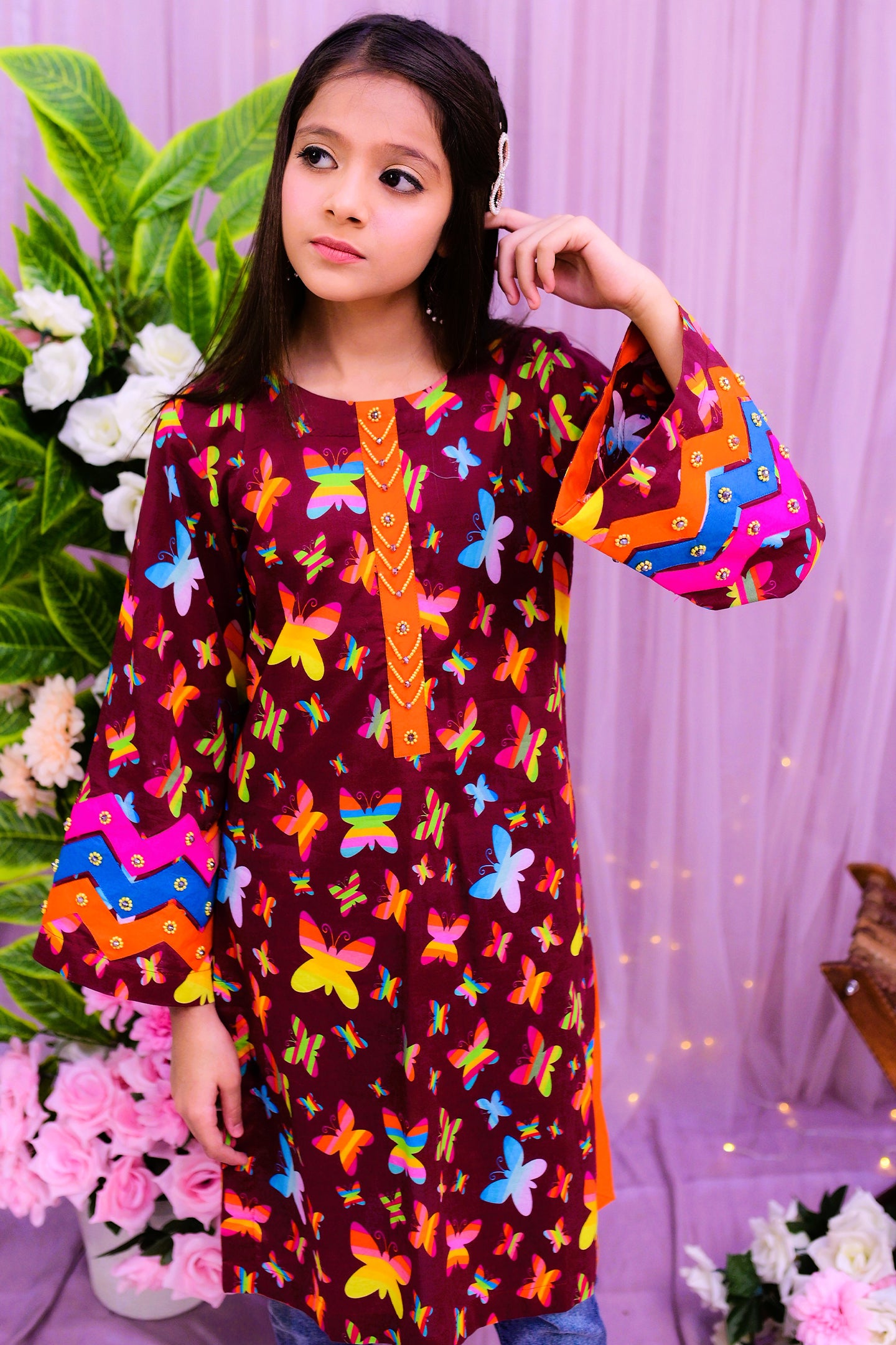 casual printed kurti