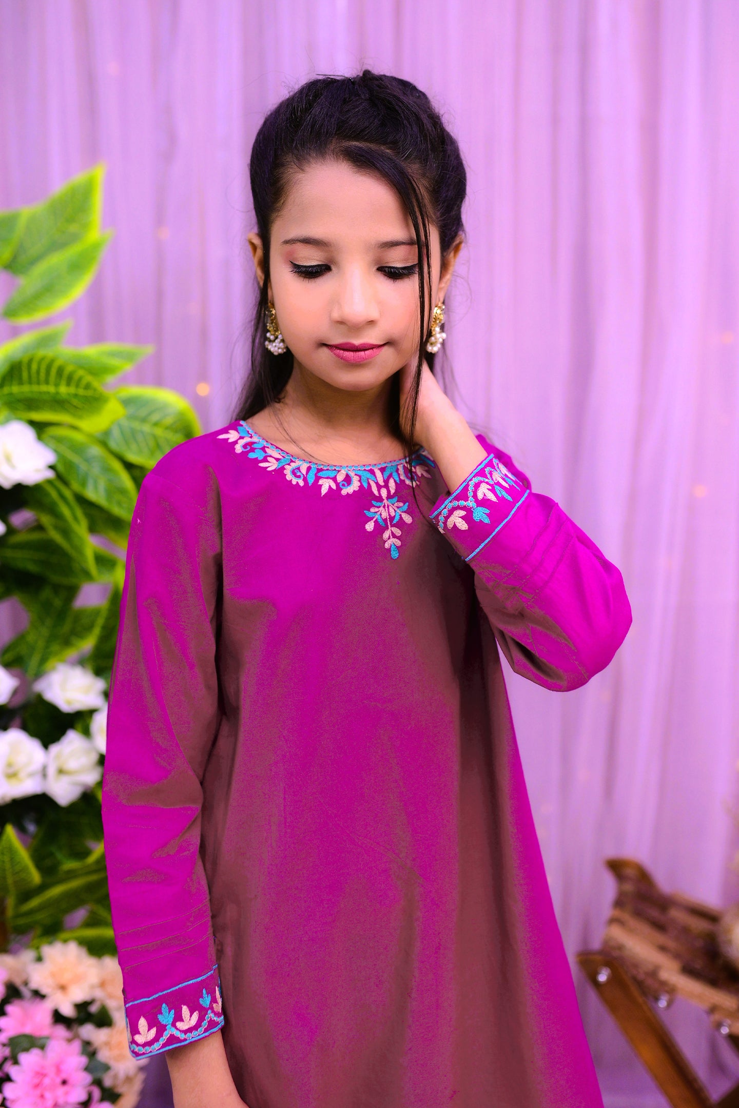 Elegant embroidery  Kurti