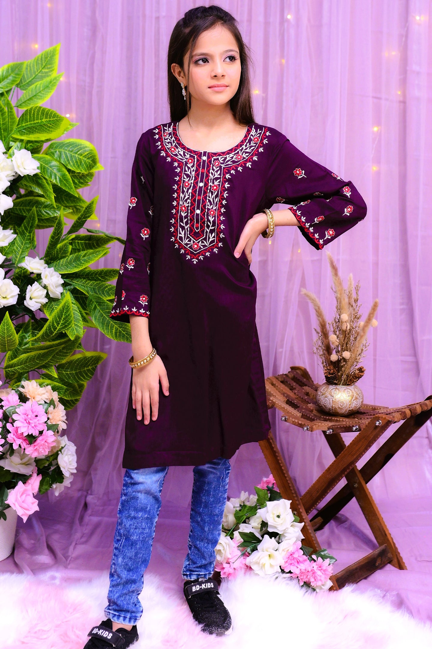 semi formal kurti 1 piece