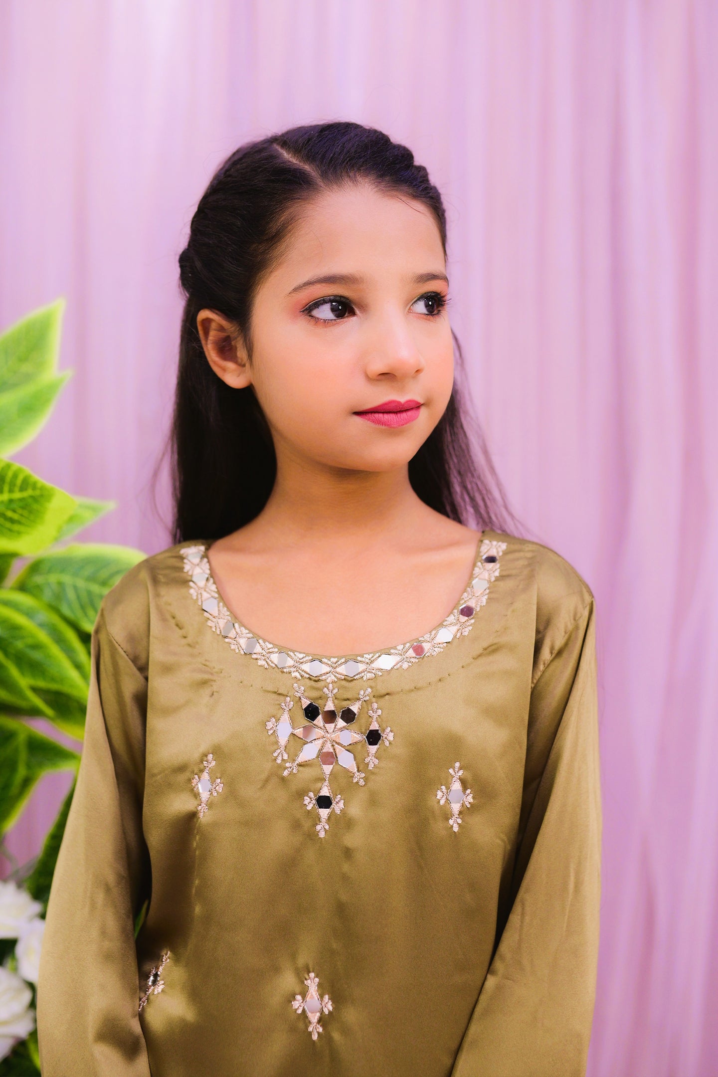 corner style 1piece kurti