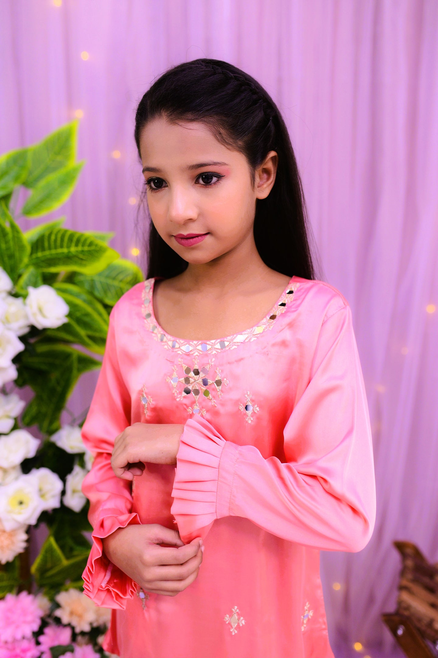 corner style 1piece kurti