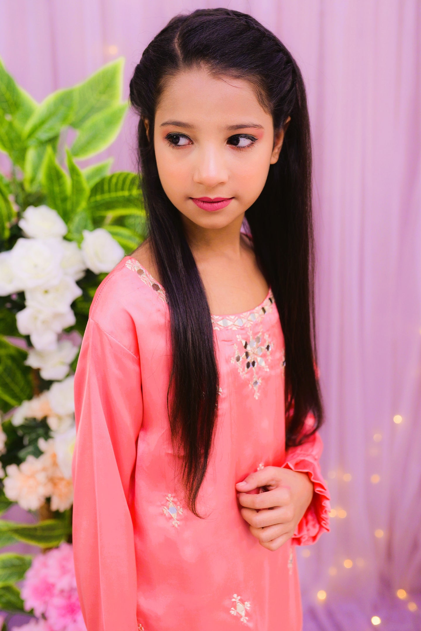 corner style 1piece kurti